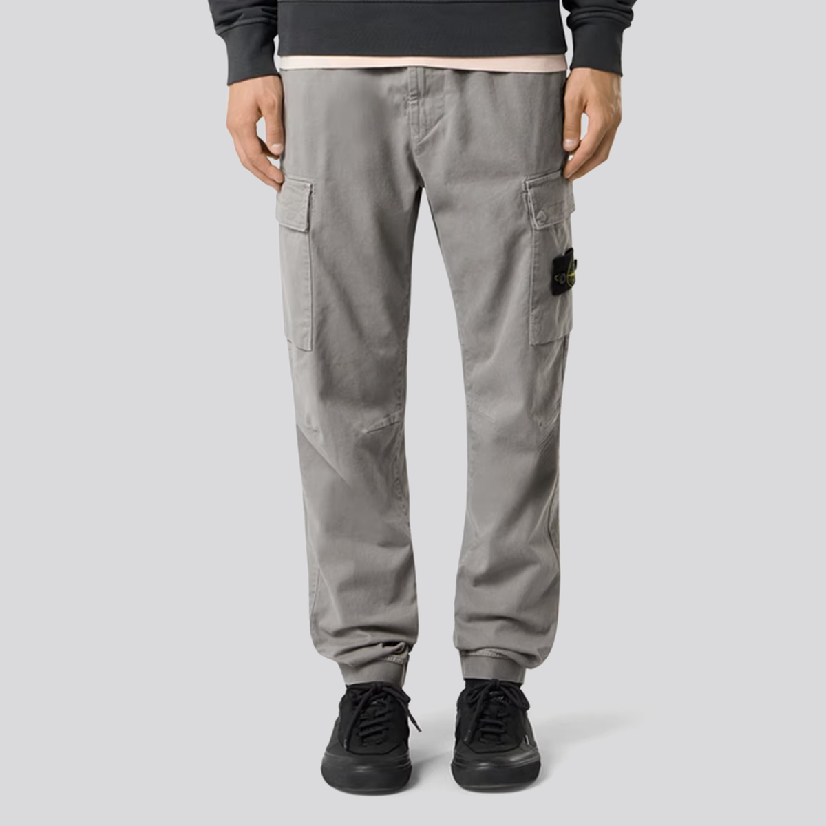 Pantalón Gris Stone Island Side Pocket Ghost