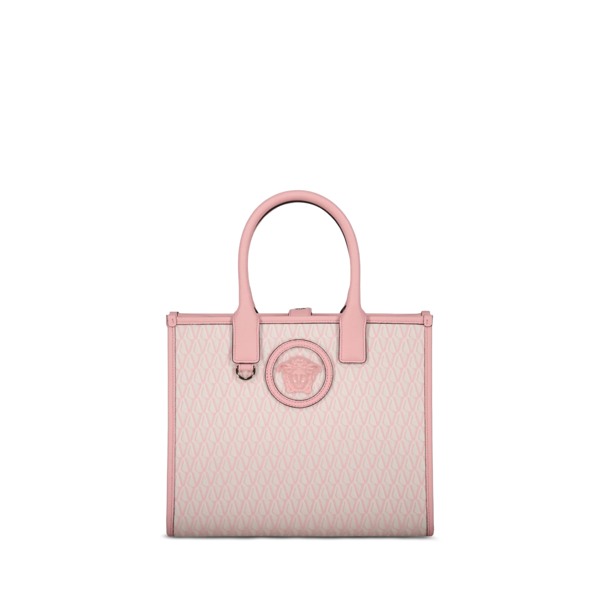 Cartera Rosada Versace V Jacquard Tote