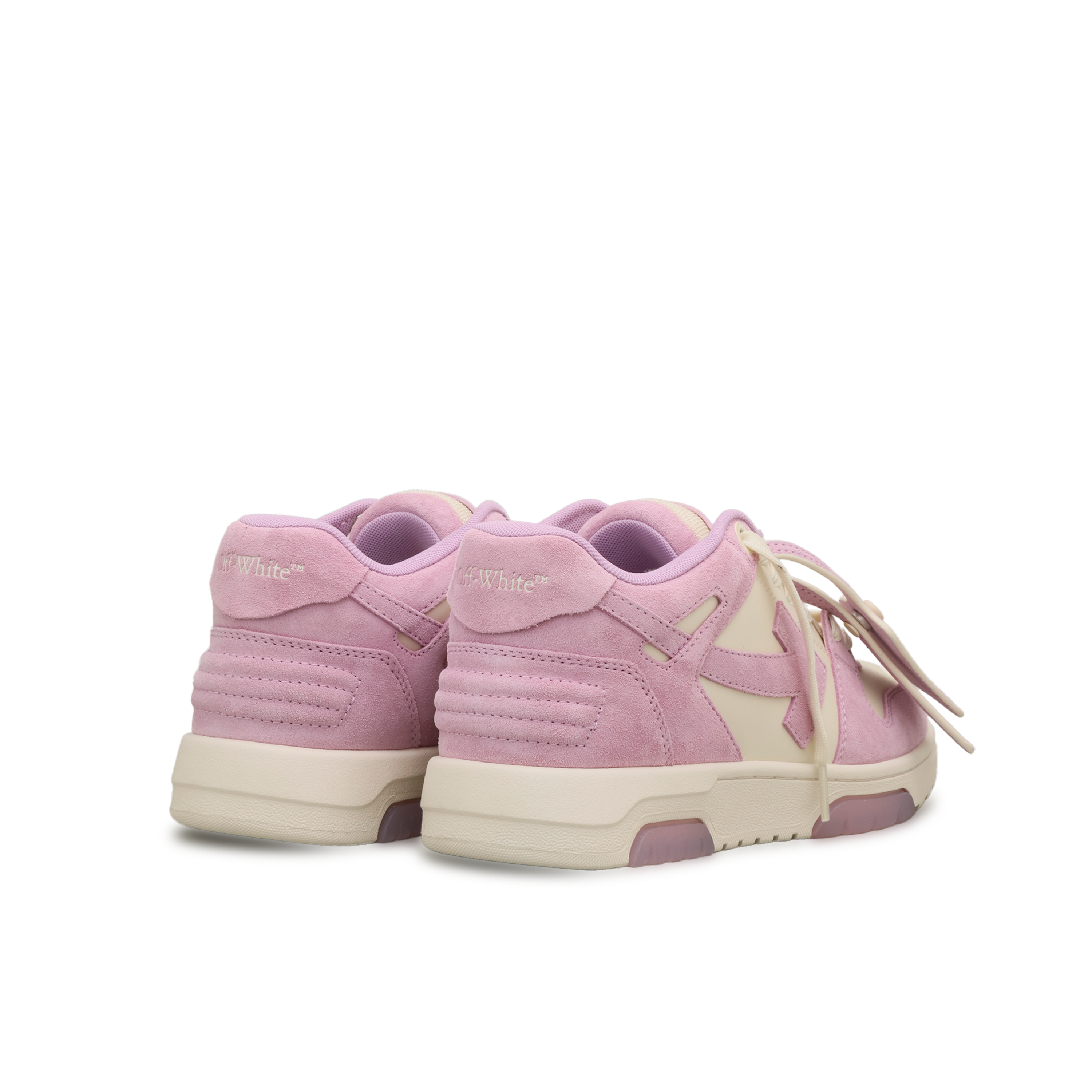 Sneakers Lilac Off-White "OOO" Suede