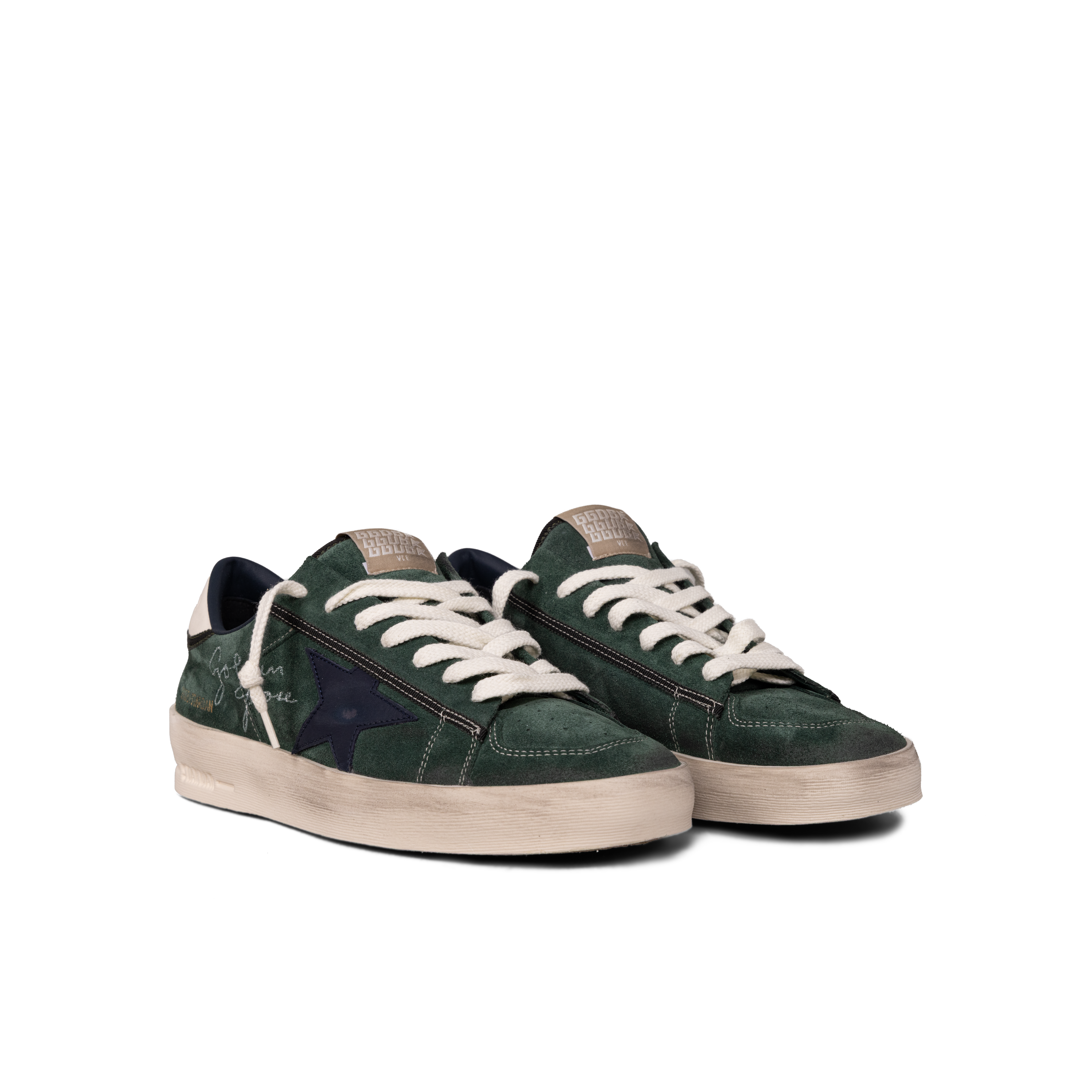 Sneakers Verdes Golden Goose Stardan Suede