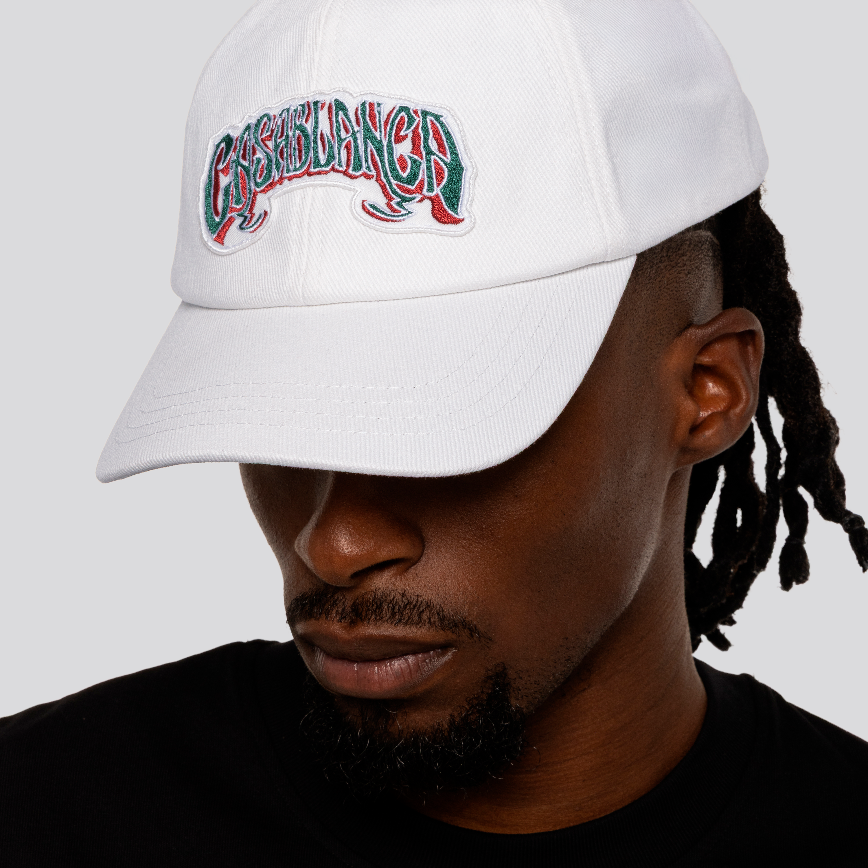Gorra Blanca Casablanca Logo