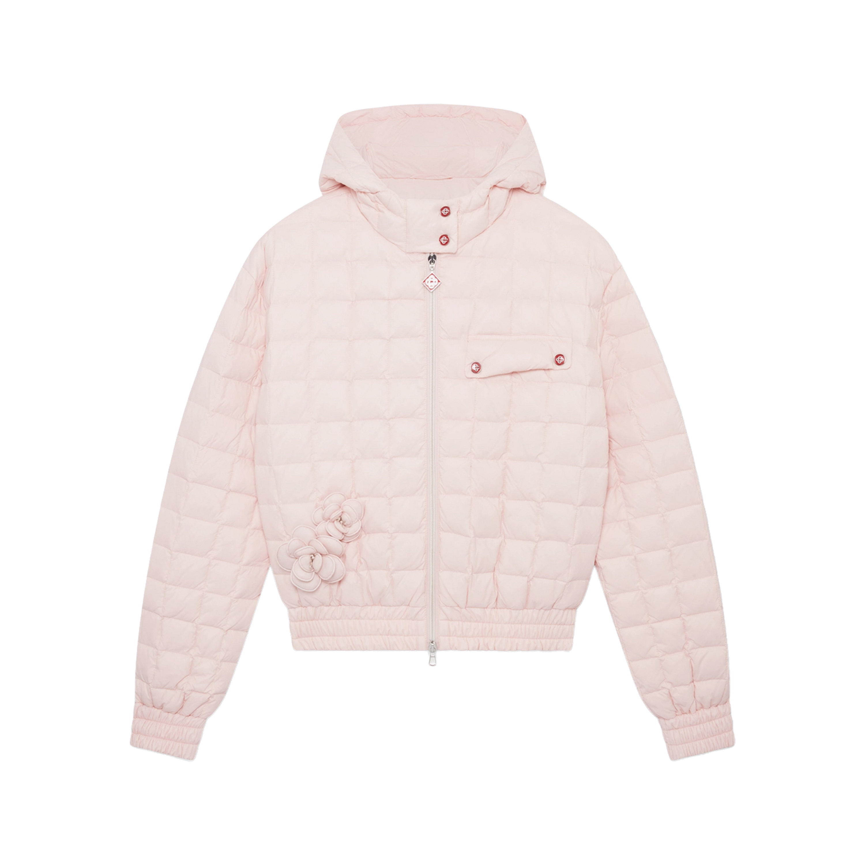 Chaqueta Rosado Casablanca Nylon Quilted