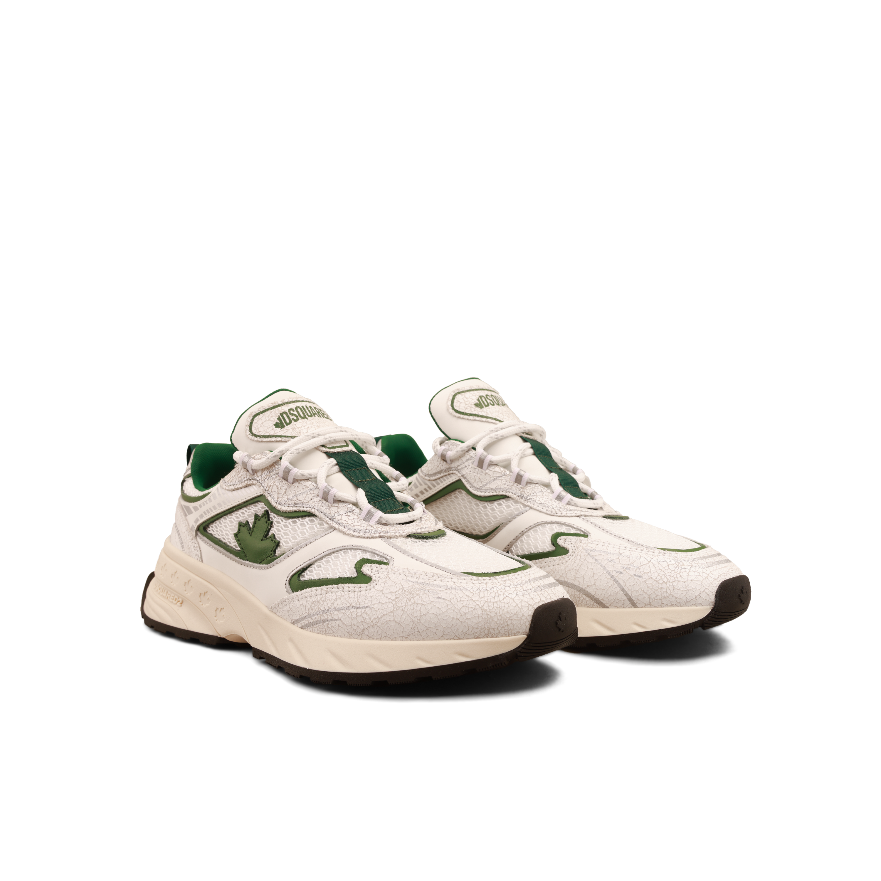 Sneakers Blancos Dsquared2 Detailed Leaf