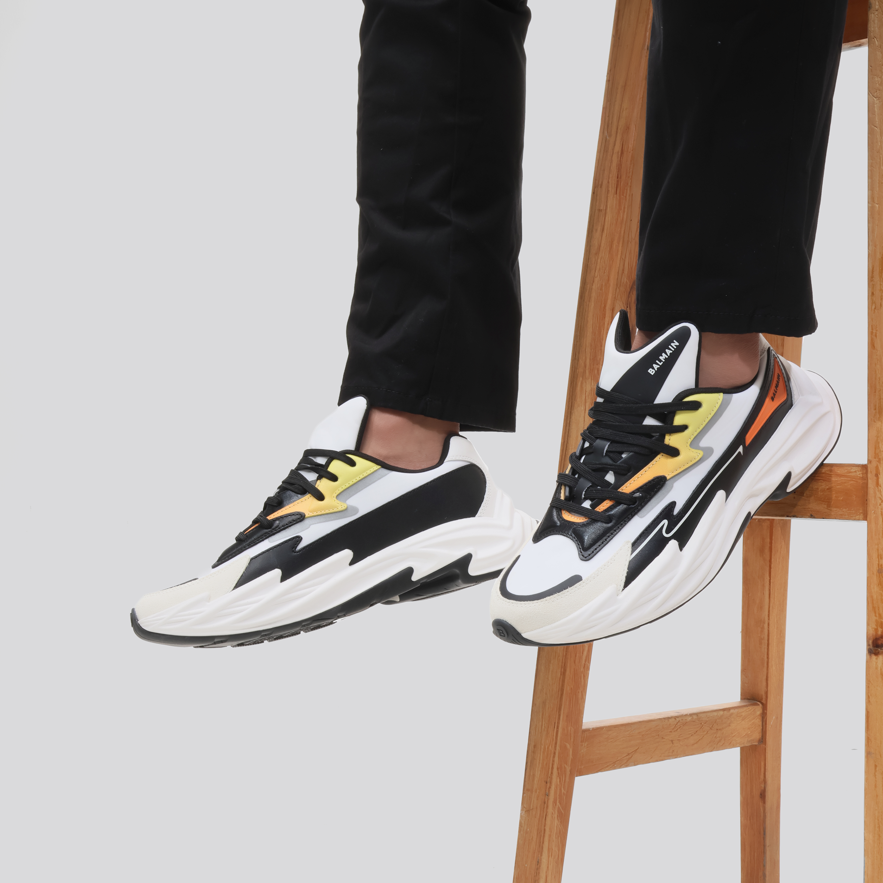 Sneakers Blancos Balmain Run-Row