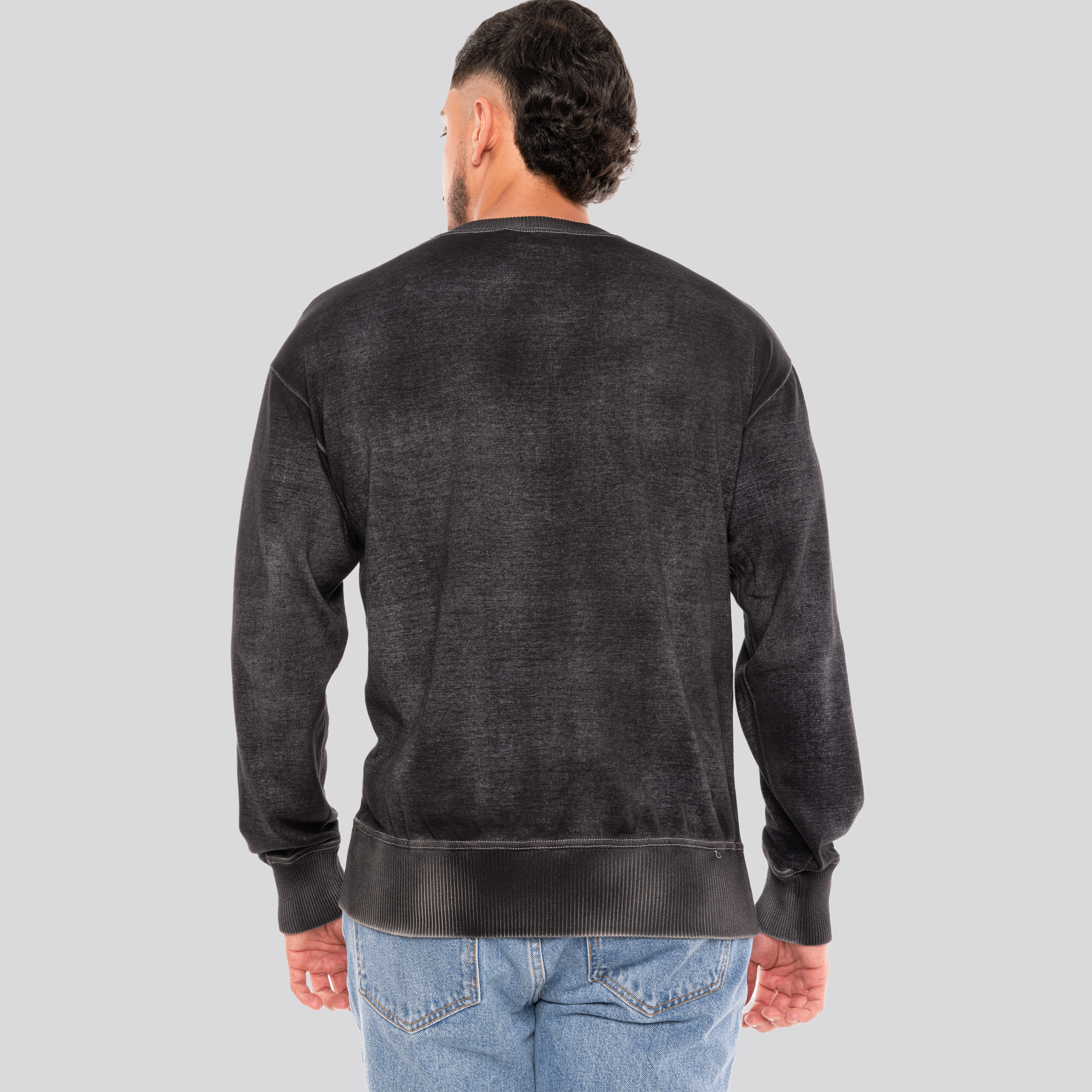 Buzo Negro Moschino Logo