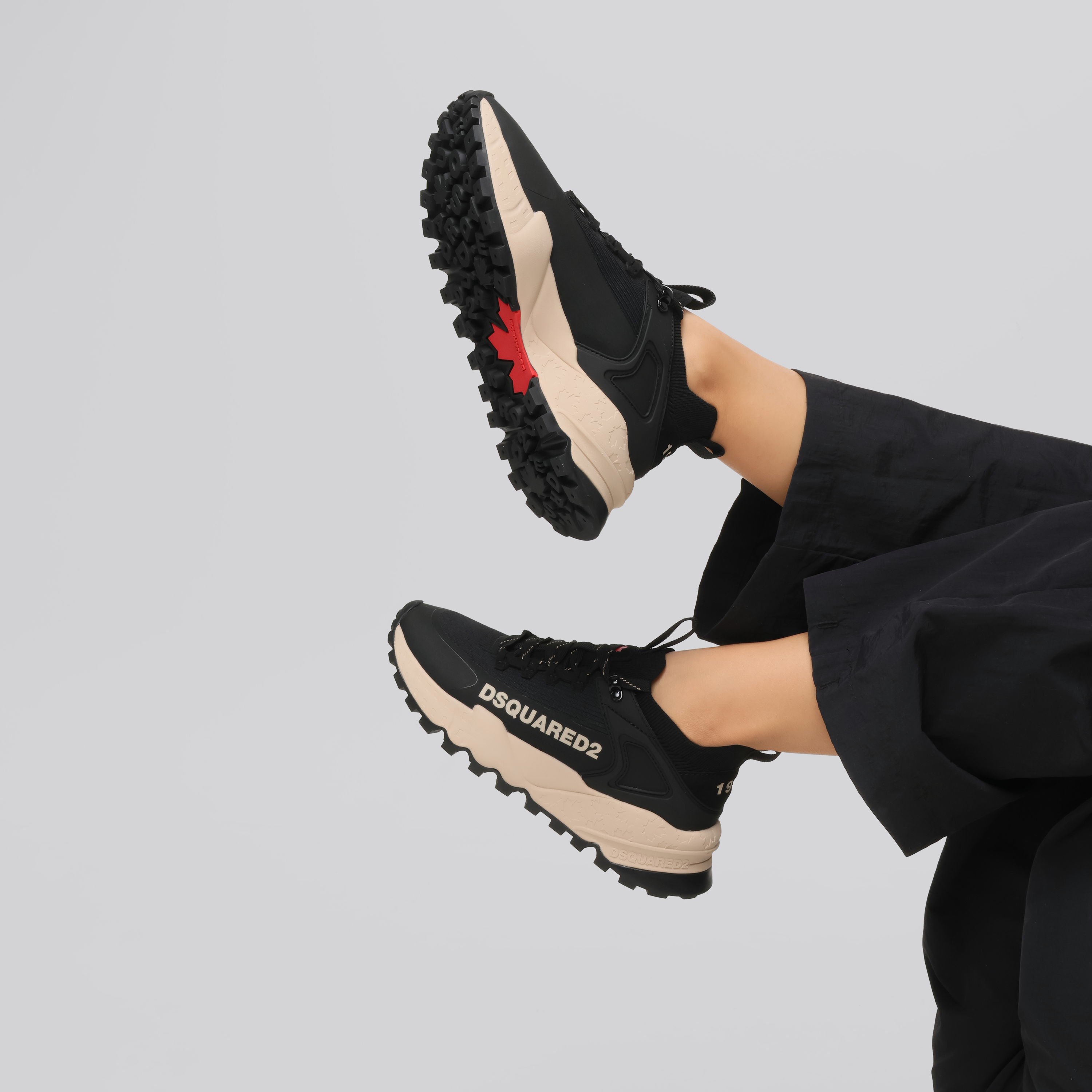 Sneakers Negros Dsquared2 Logo