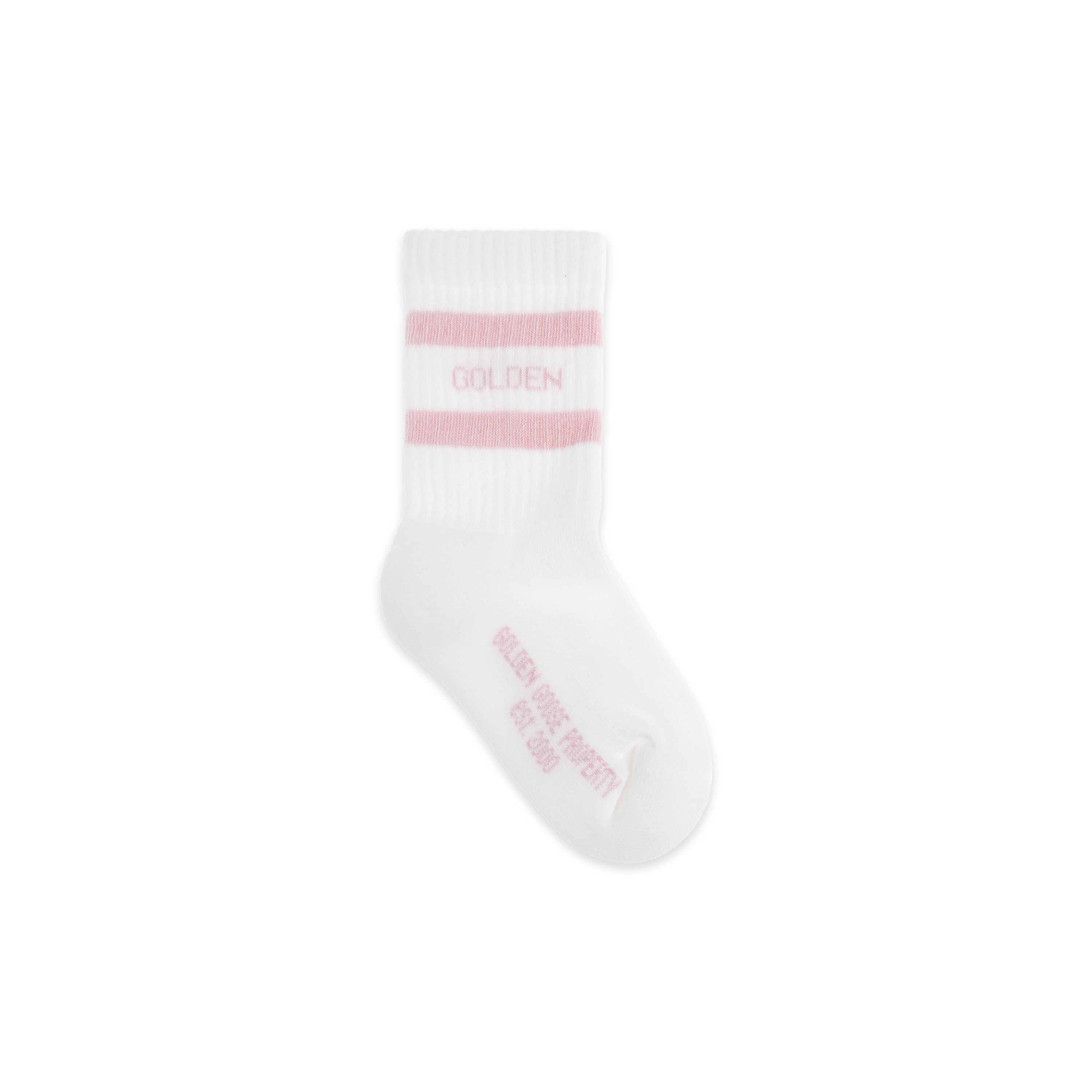 Medias Blancas Rosa Golden Goose