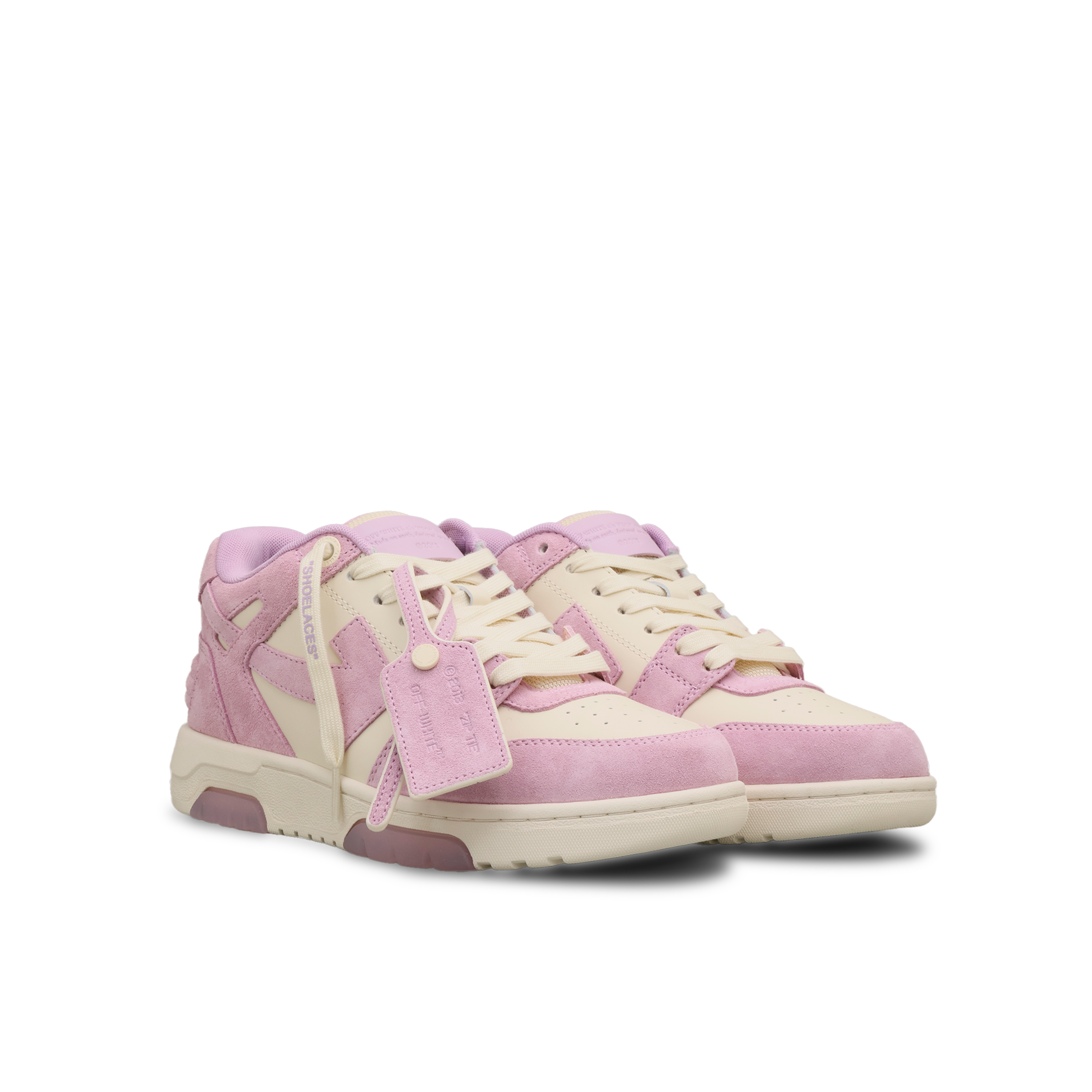 Sneakers Lilac Off-White "OOO" Suede