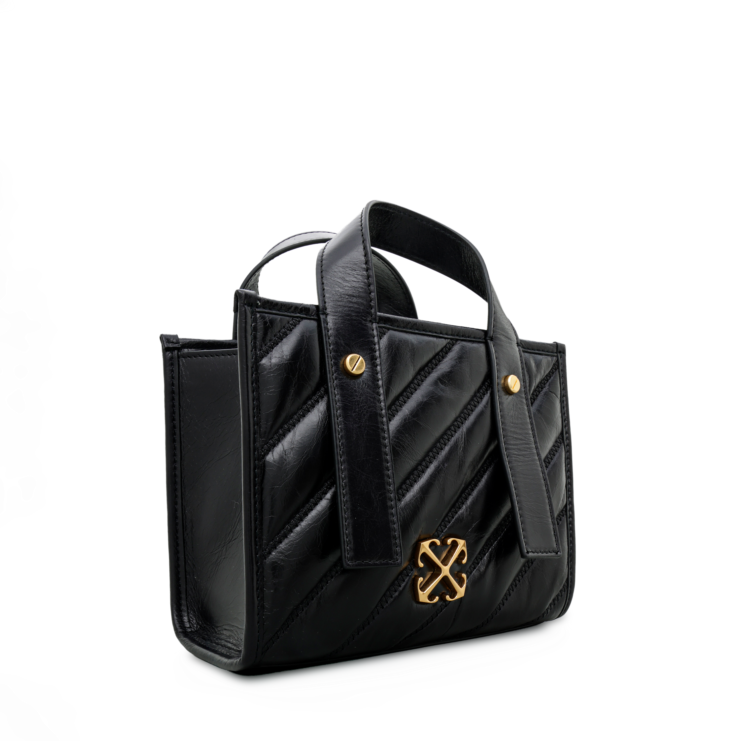 Cartera Negro Off-White Tote