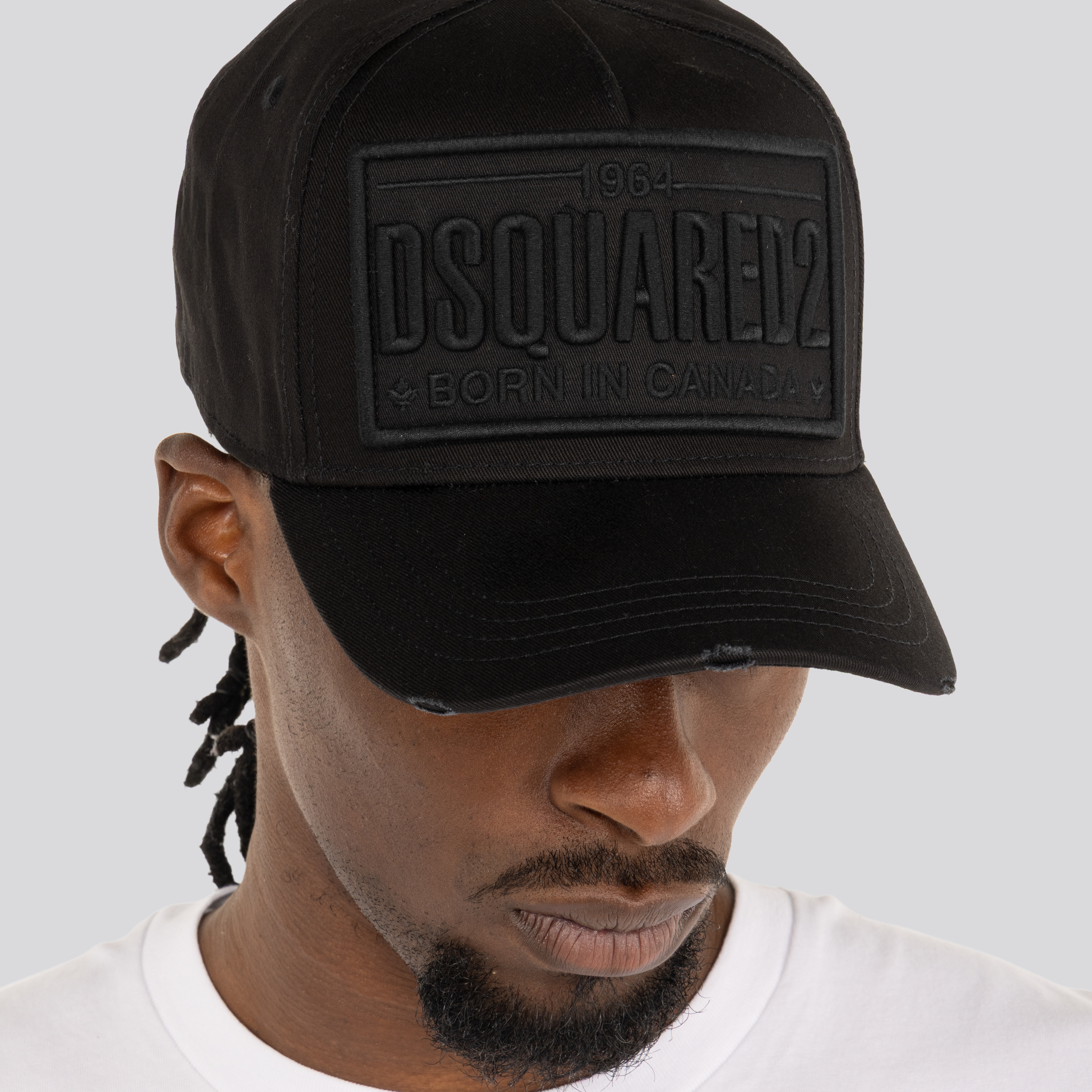Gorra Negra Dsquared2 Square Logo