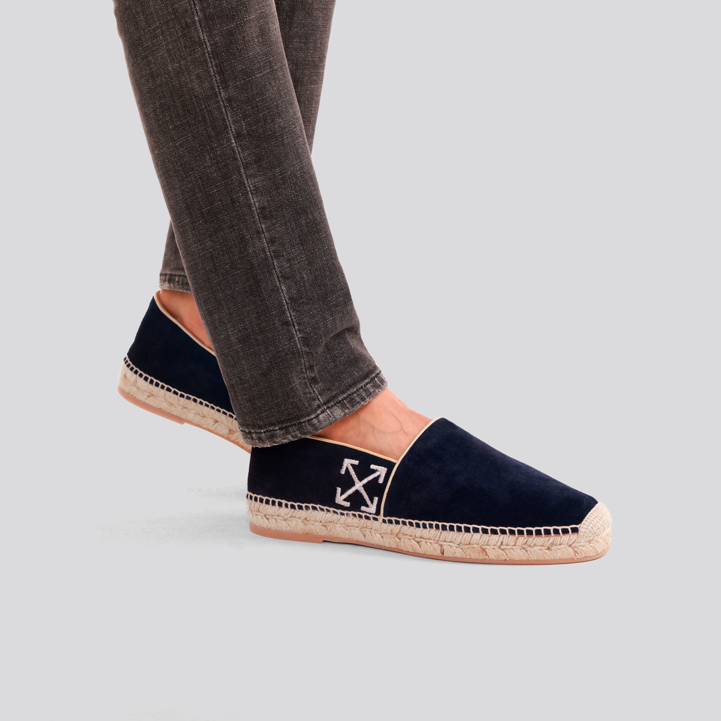 Spadrilla Azul Off-White M-Biarritz