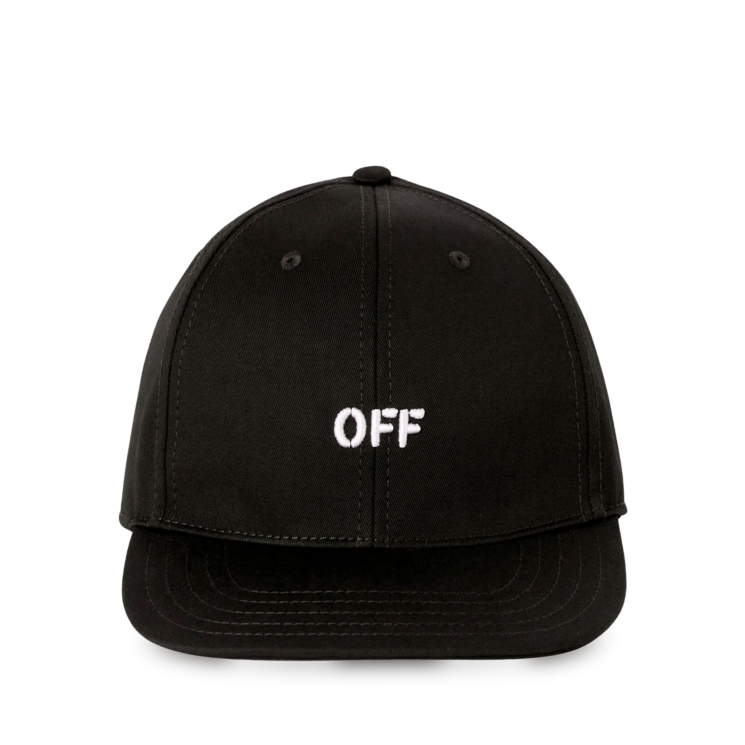Gorra Negra Off-White Off Stamp