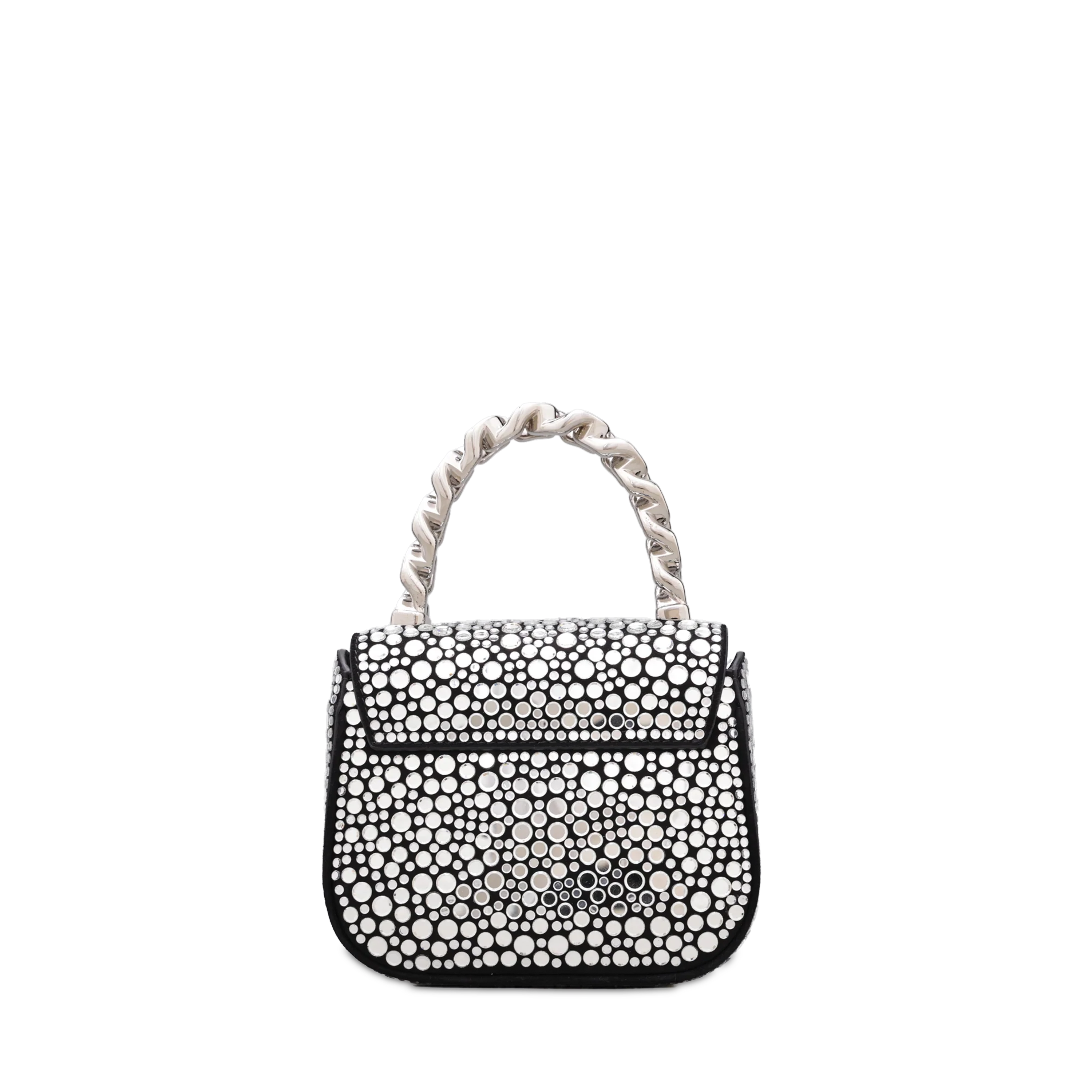 Cartera Negro Versace La Medusa Crystals