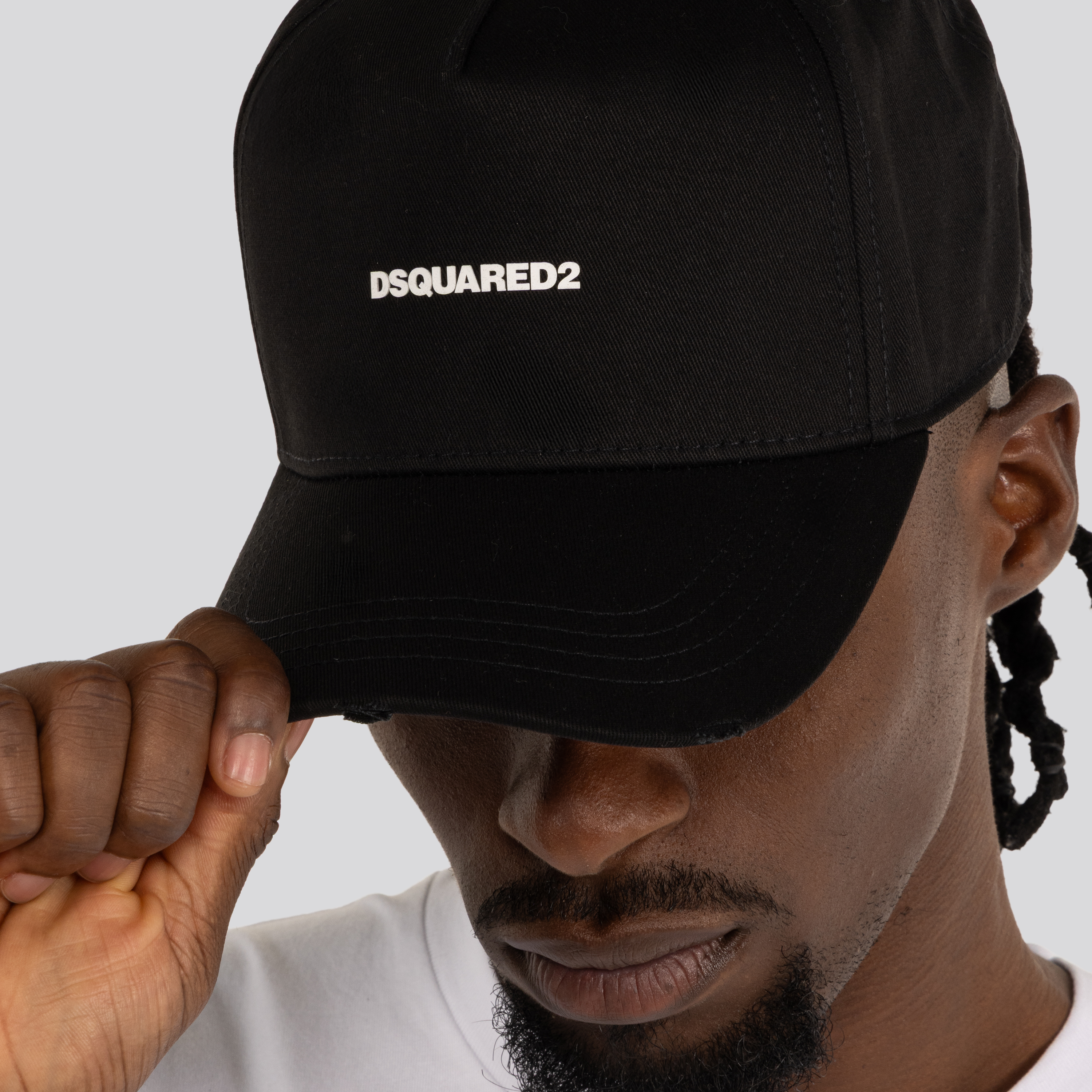Gorra Negra Dsquared2 Logo