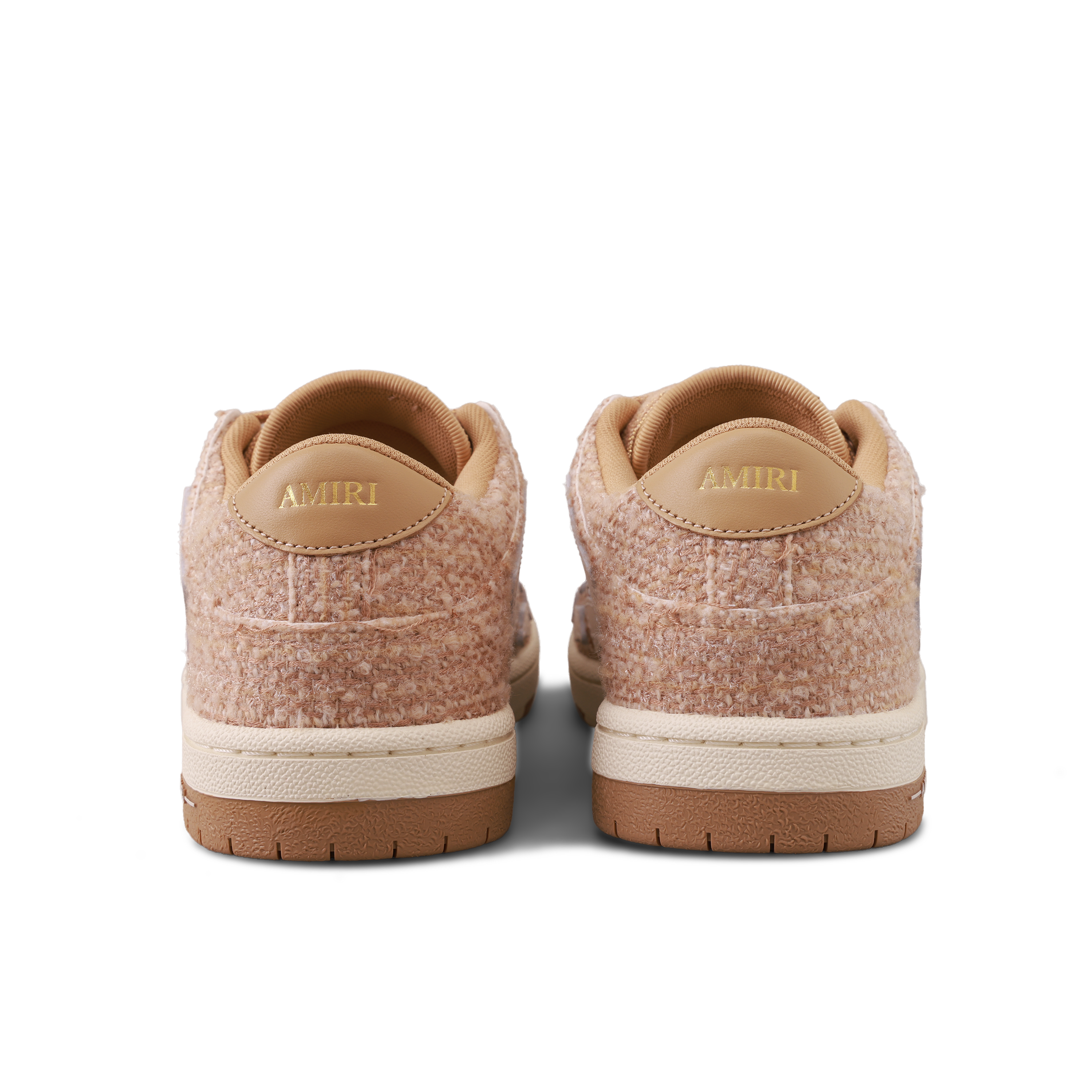 Sneakers Taupe AMIRI Boucle Skel Top Low