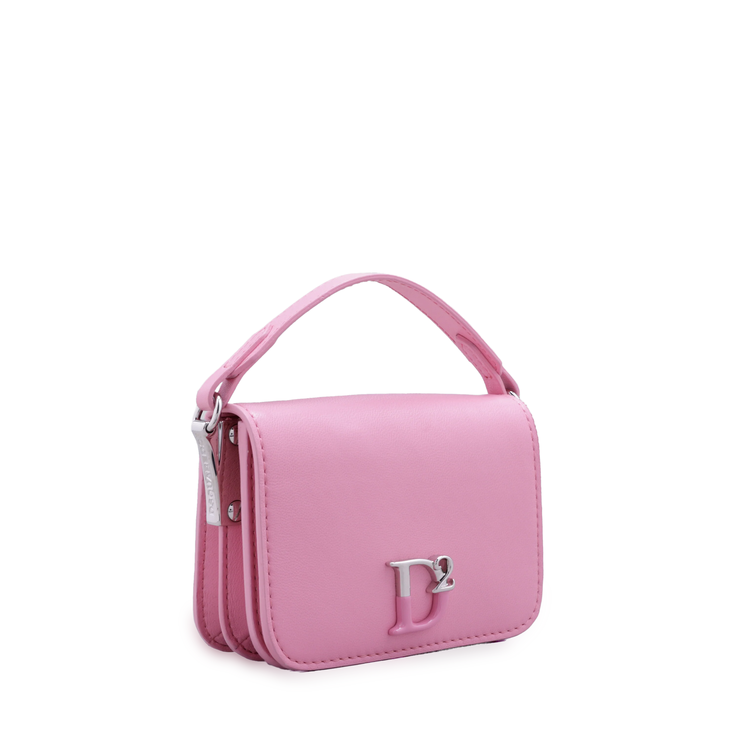 Cartera Rosada Dsquared2 D2 Plaque