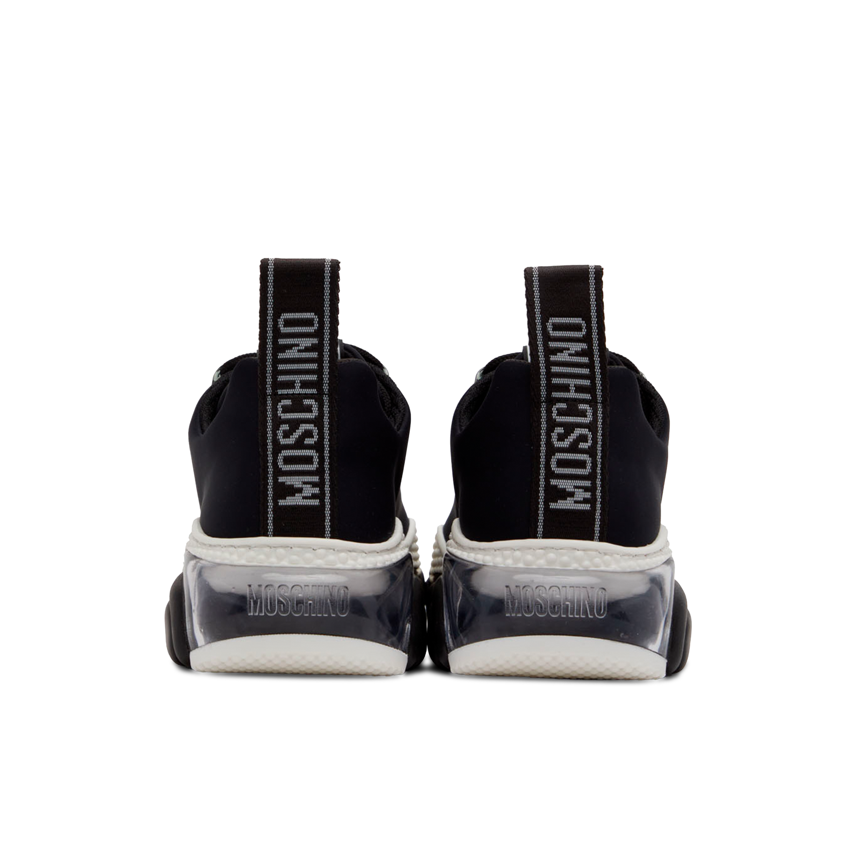 Sneakers Negros Moschino Transparent Sole