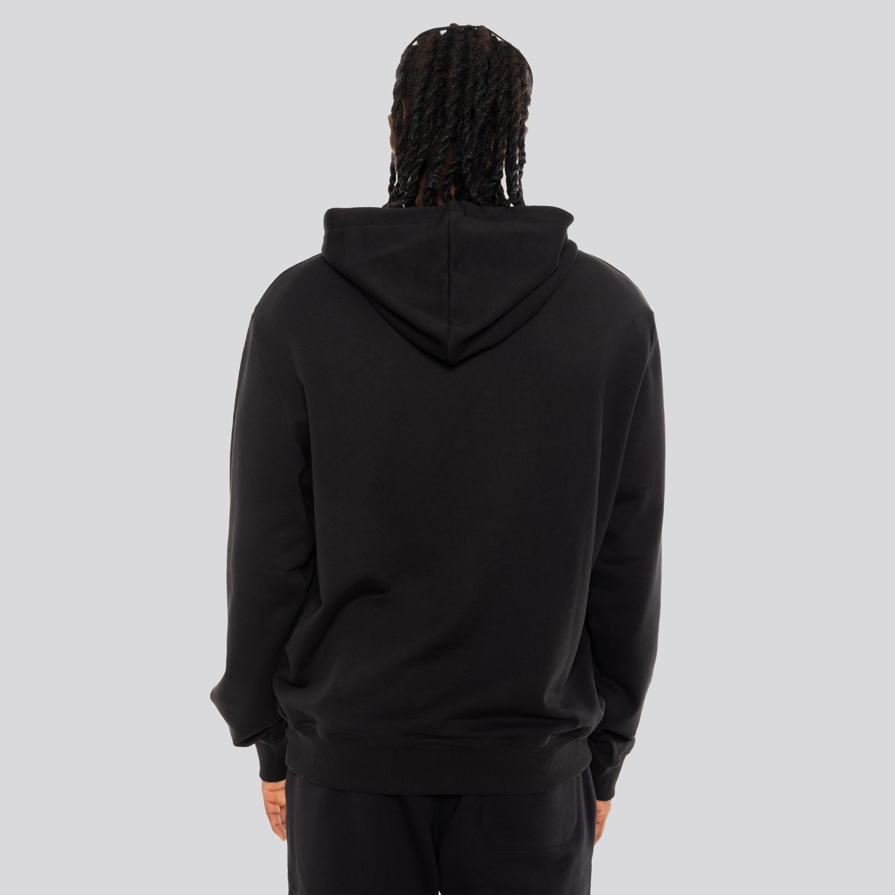 Buzo Negro Balmain Paris Logo