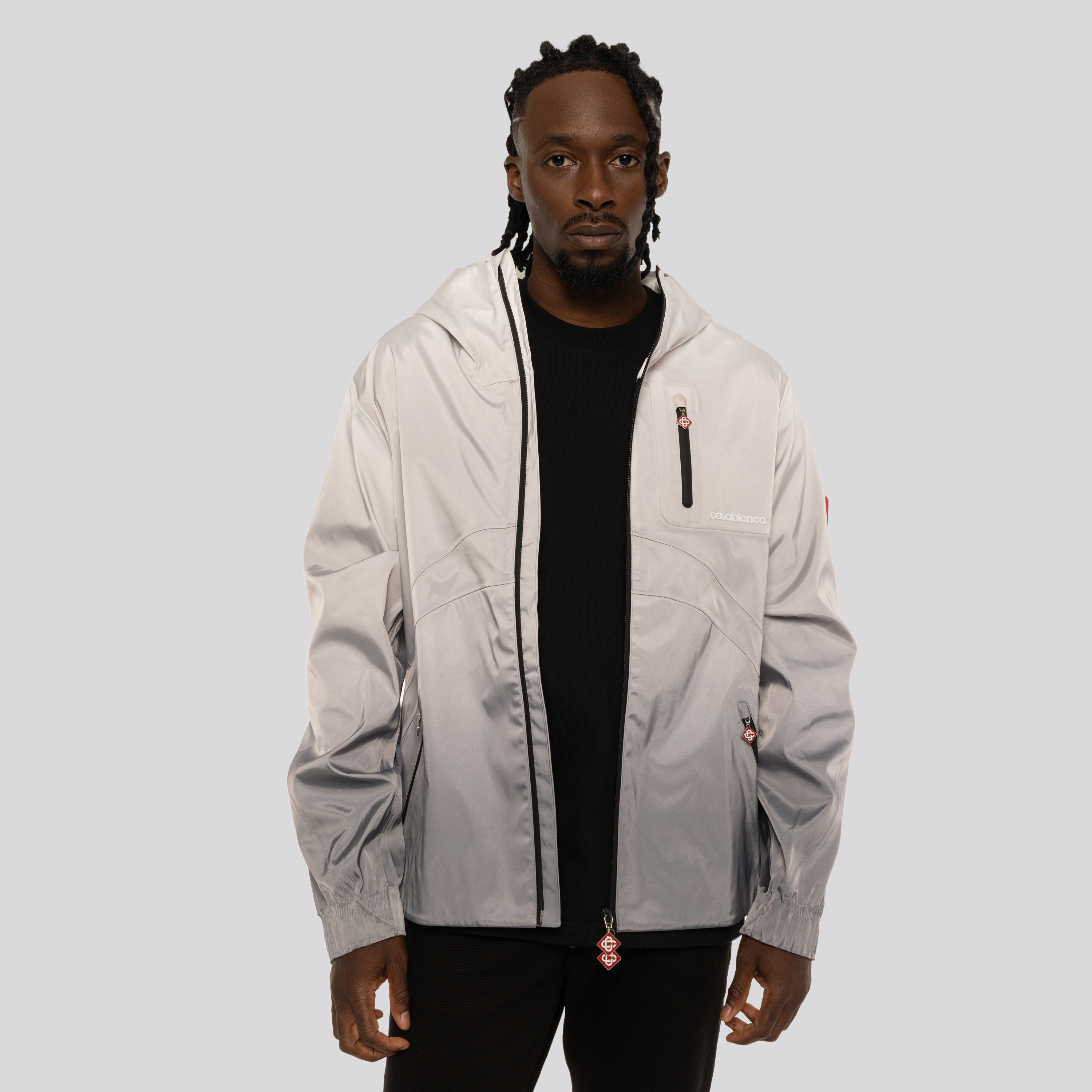 Chaqueta Gris Casablanca Gradient