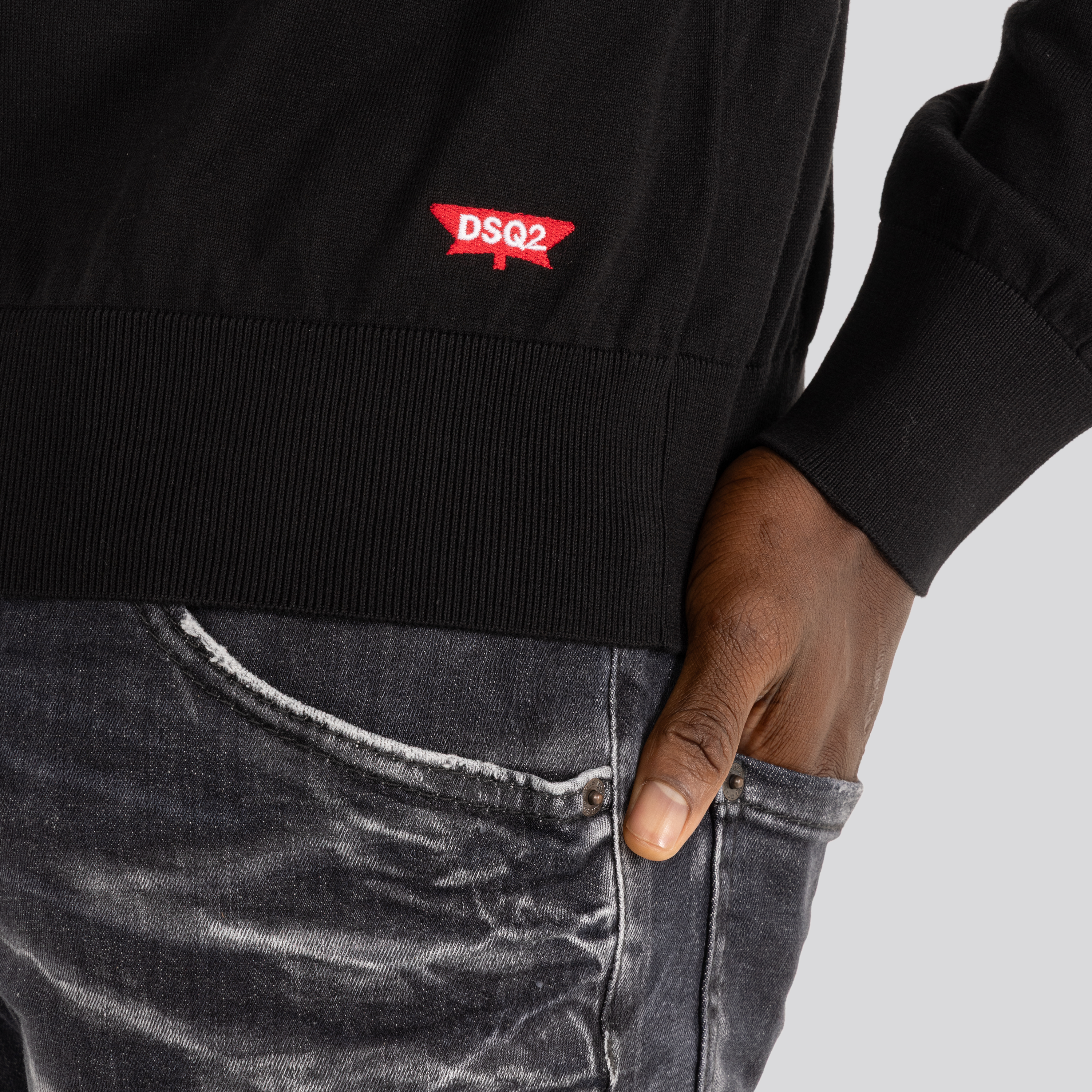 Buzo Negro Dsquared2