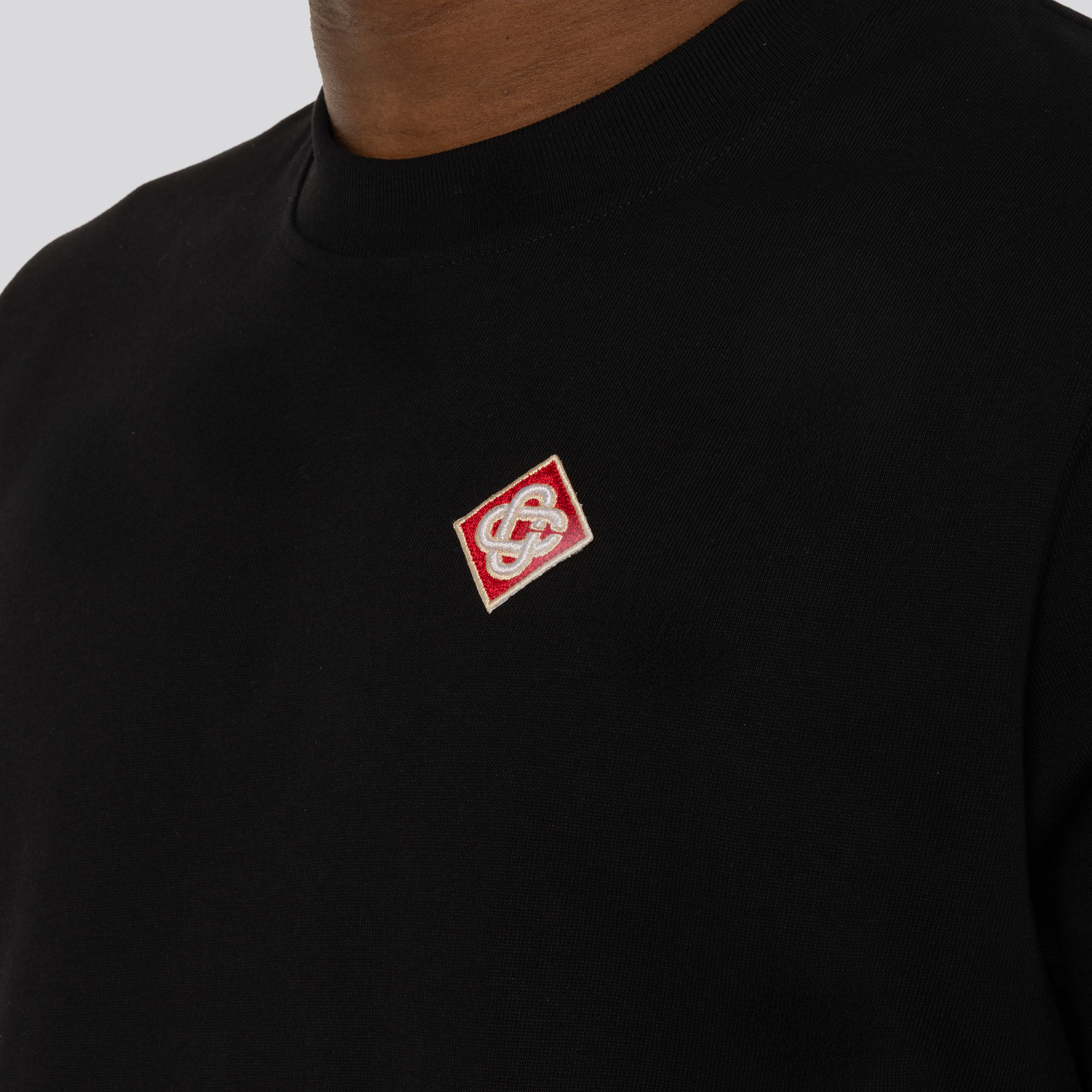 Camiseta Negra Casablanca Diamond Logo