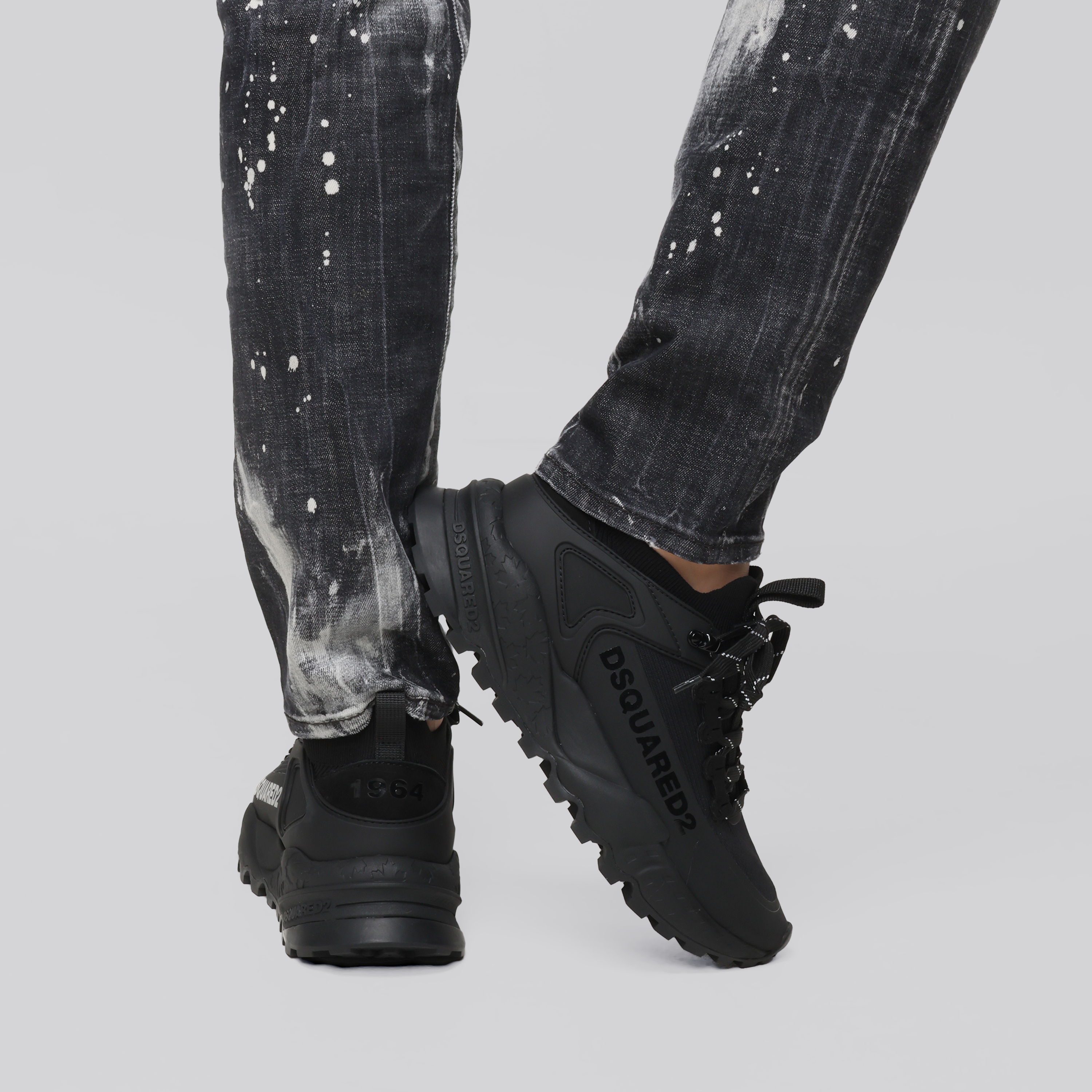 Sneakers Negros Dsquared2 Logo