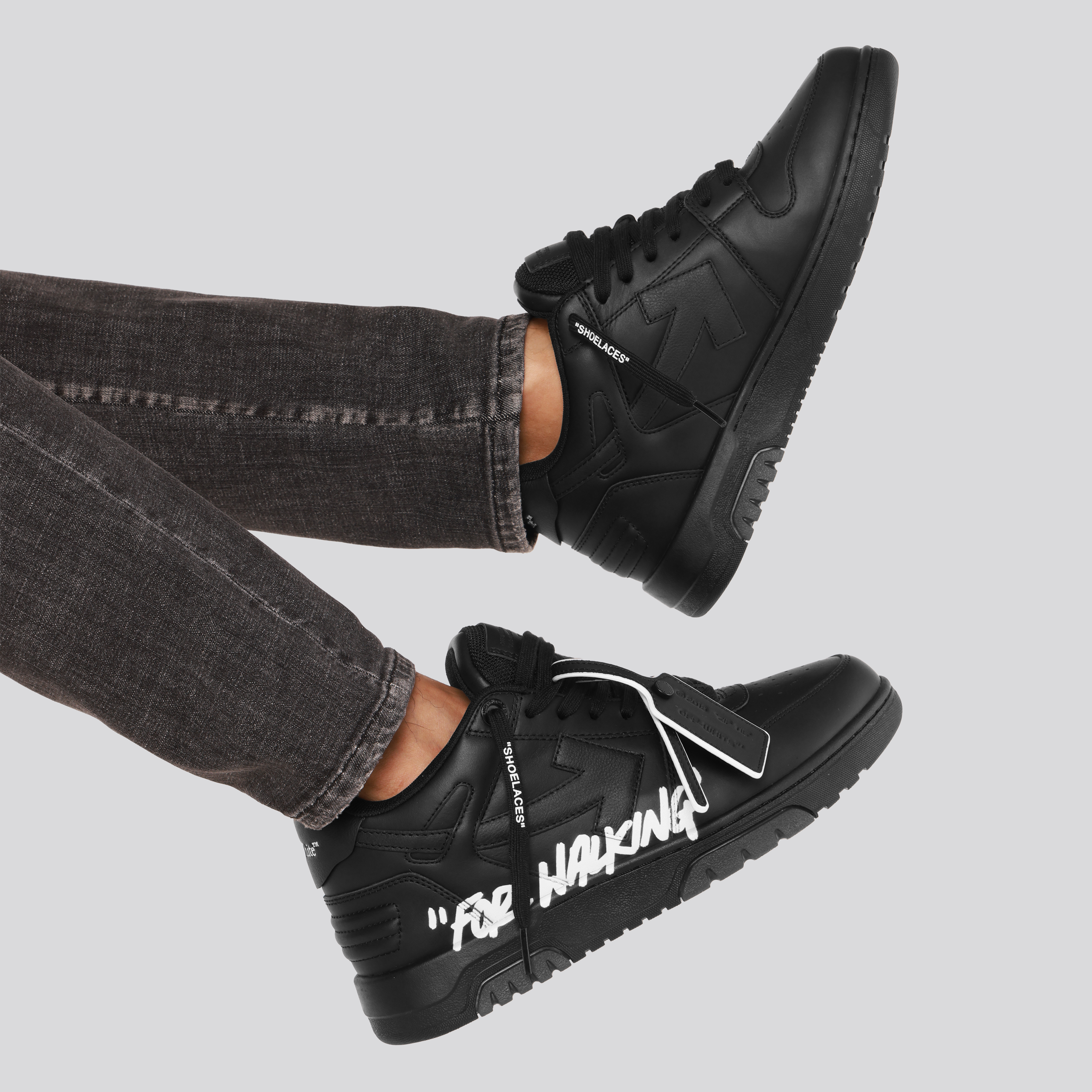 Sneakers Negros Off-White OOO For Walking