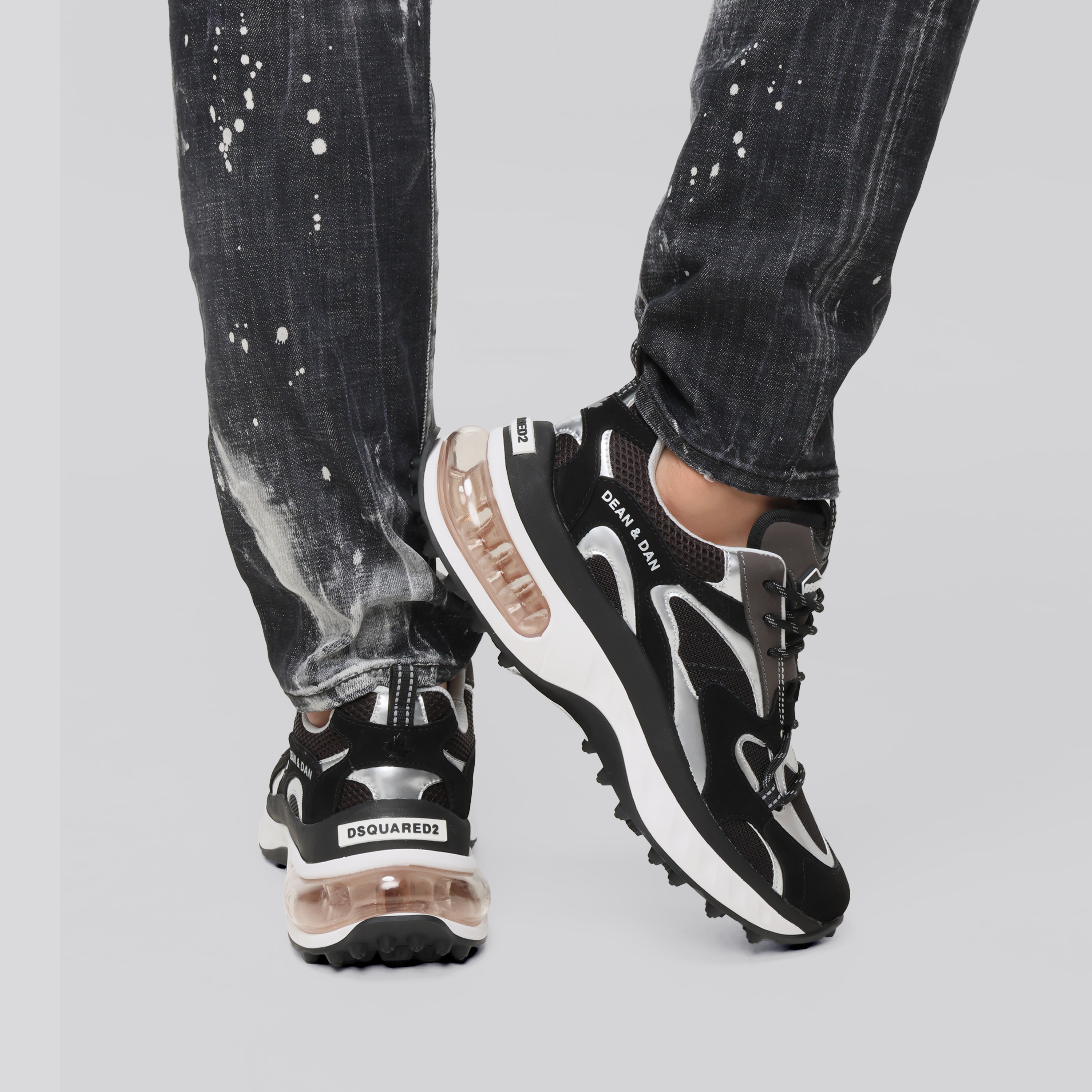 Sneakers Negros Dsquared2 Bubble