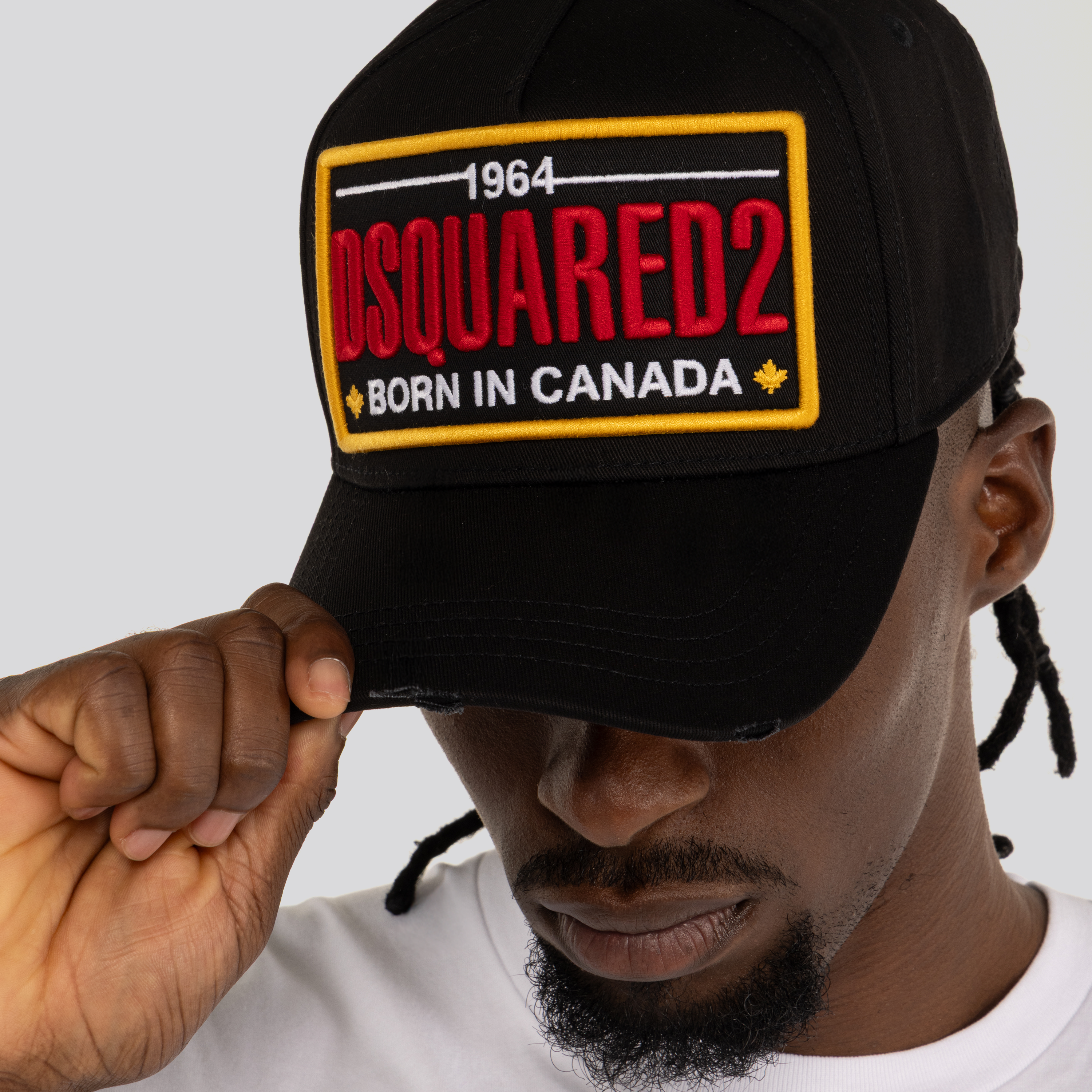 Gorra Negra Dsquared2