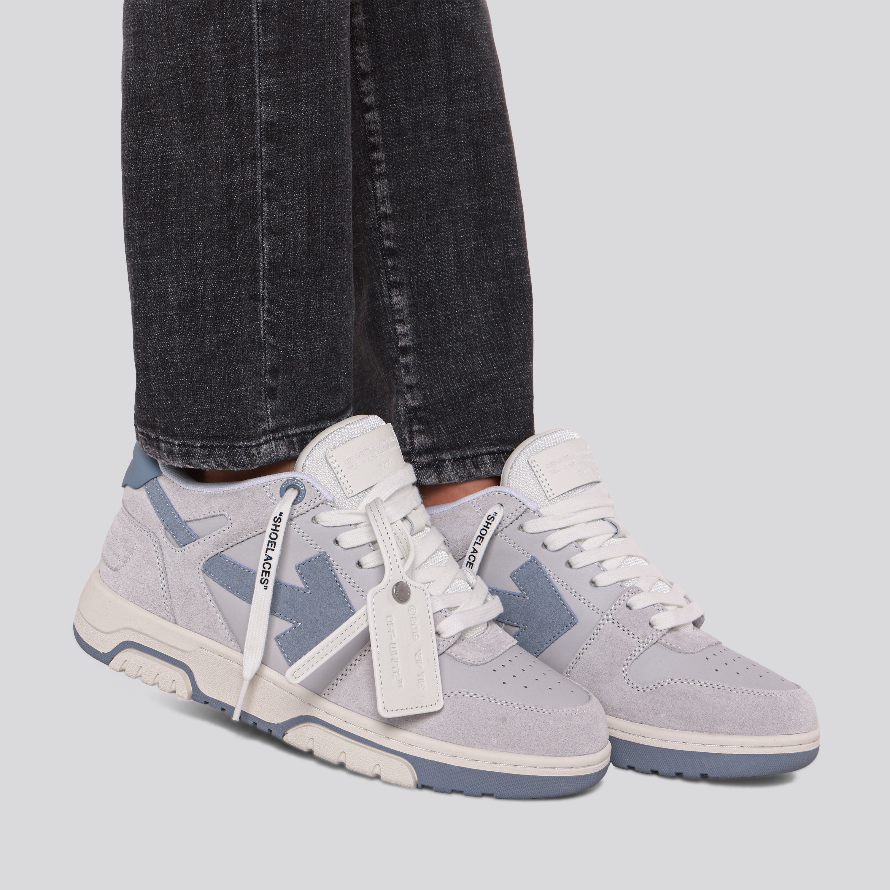 Sneakers Grices Off-White OOO Suede