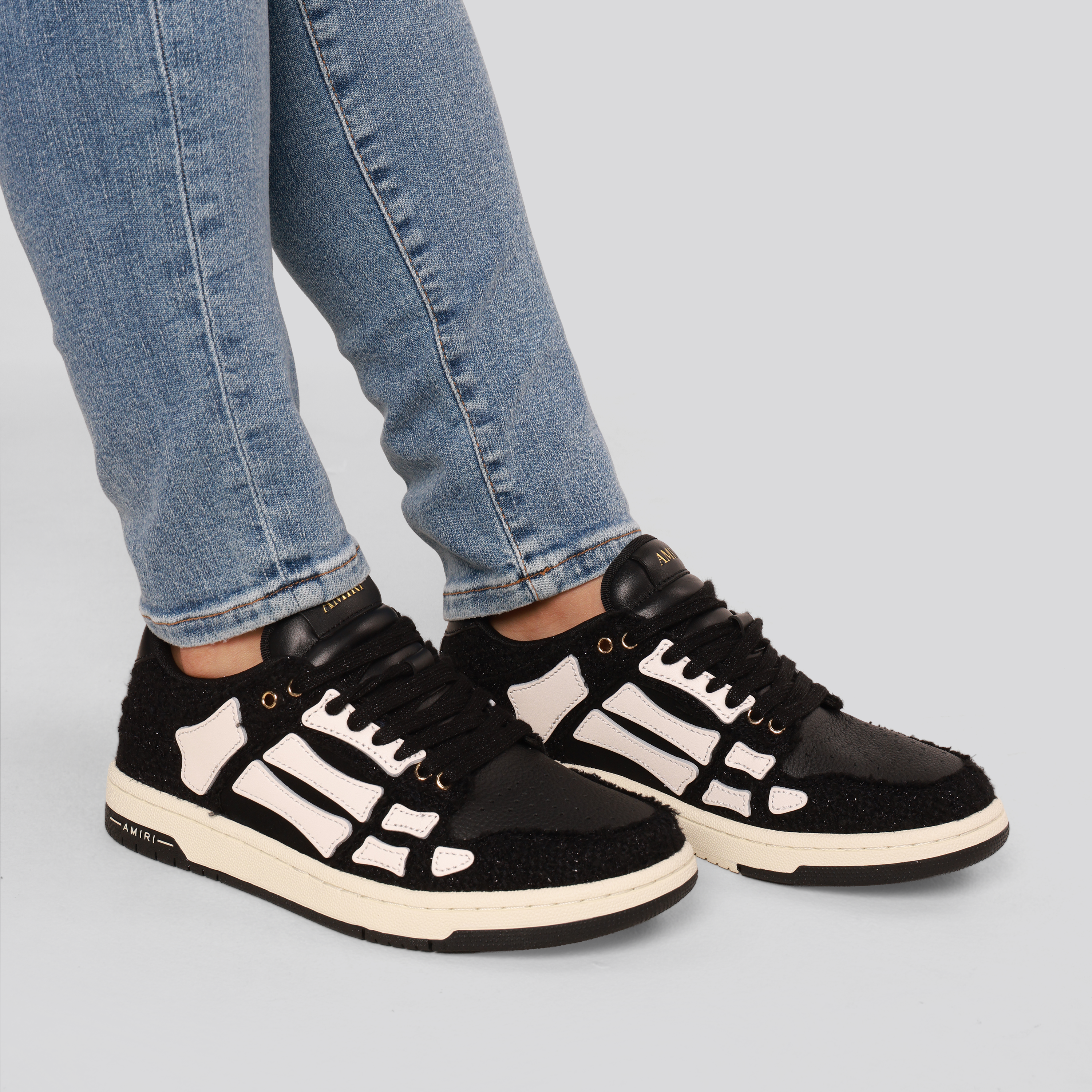 Sneakers Negros AMIRI Sneaker Black Amigi Skel Top Low