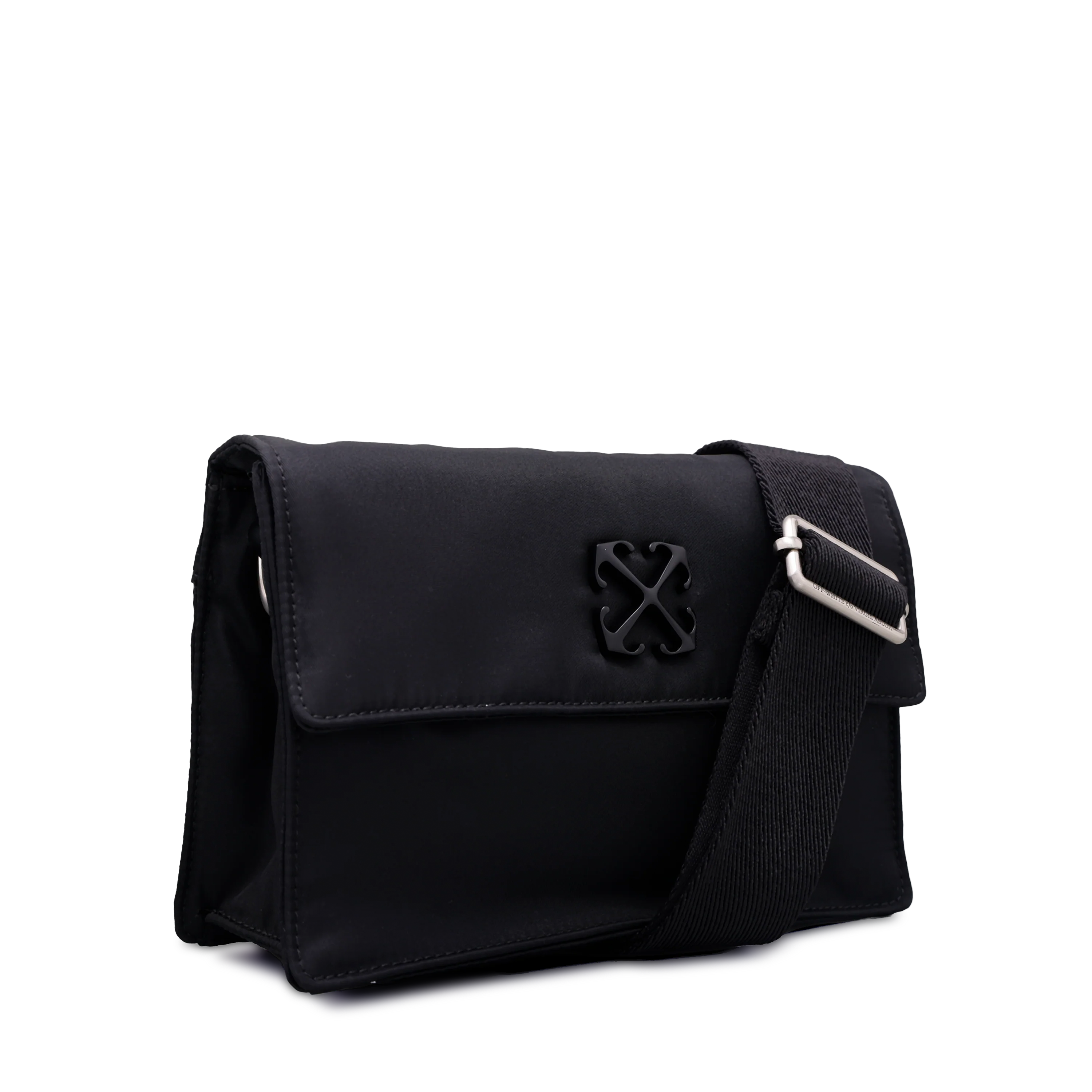 Bolso Negro Off-White Soft Jitney 1.4 Nylon