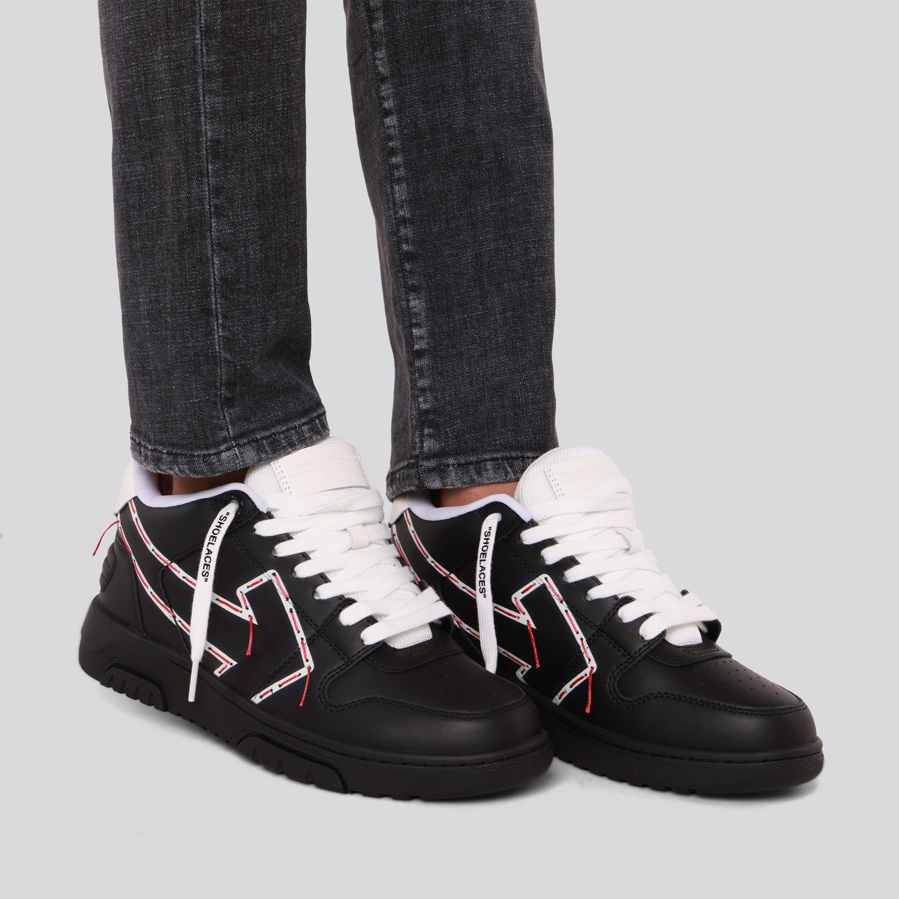 Sneakers Negros Off-White OOO Print-Stitch