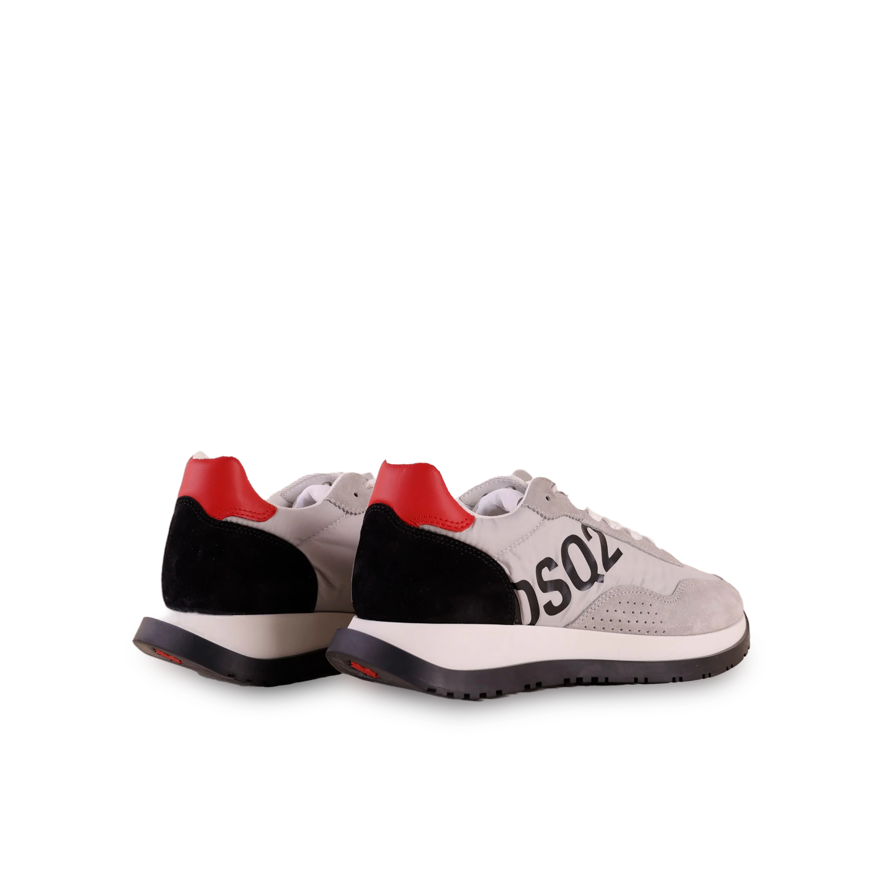 Sneakers Blanco Rojo Dsquared2 Dsq2 Print