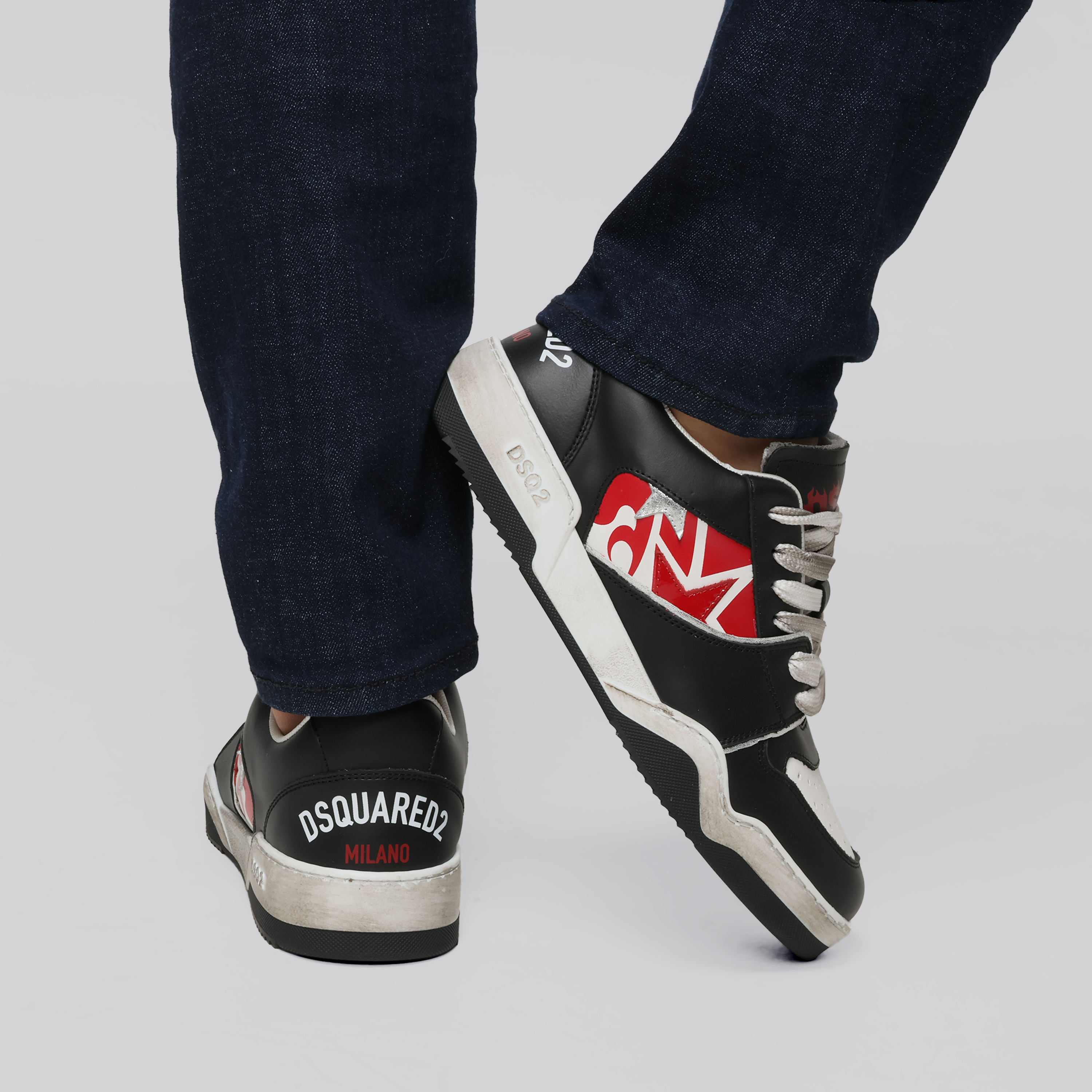 Sneakers Negros Dsquared2 Spiker