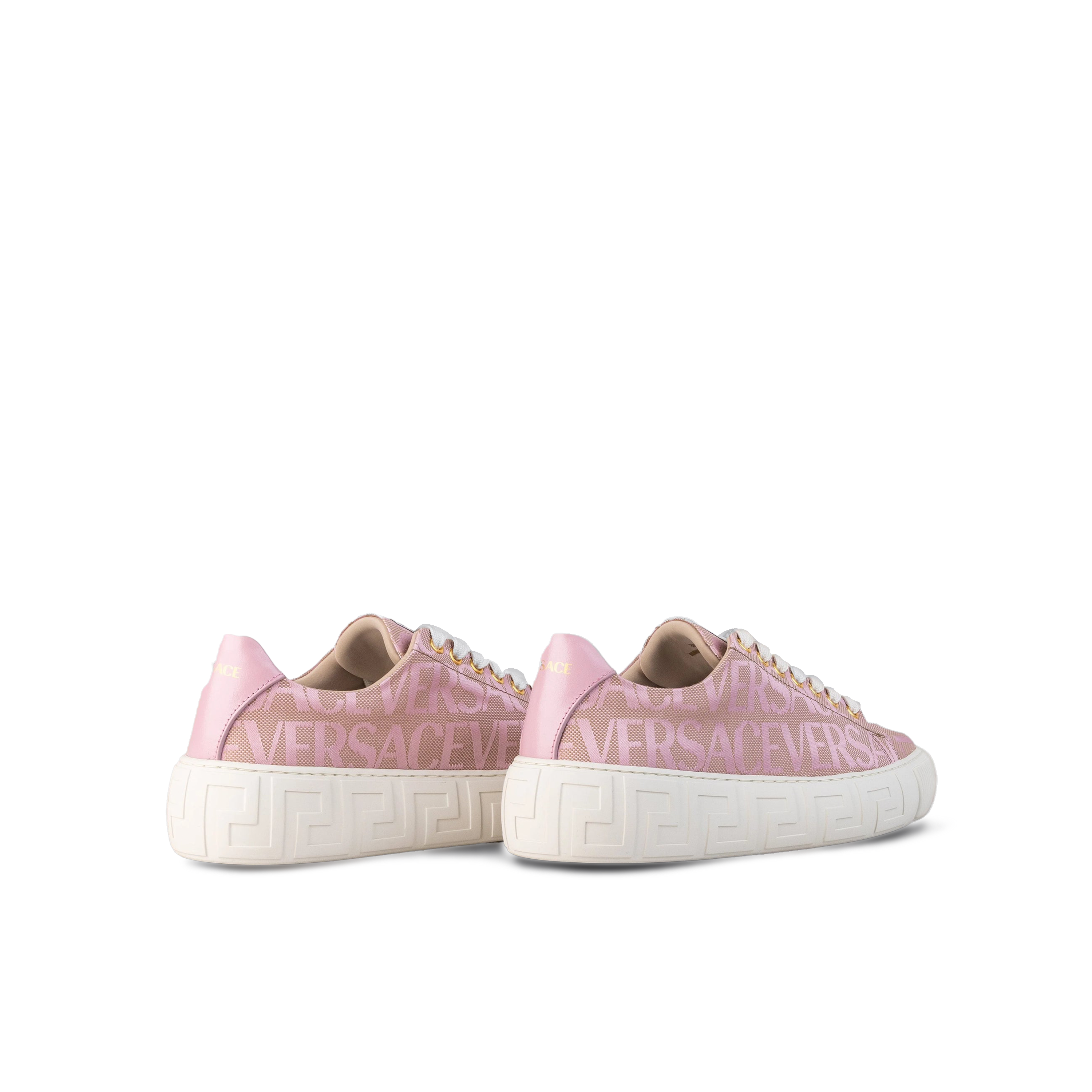 Sneakers Rosado Versace Allover Greca