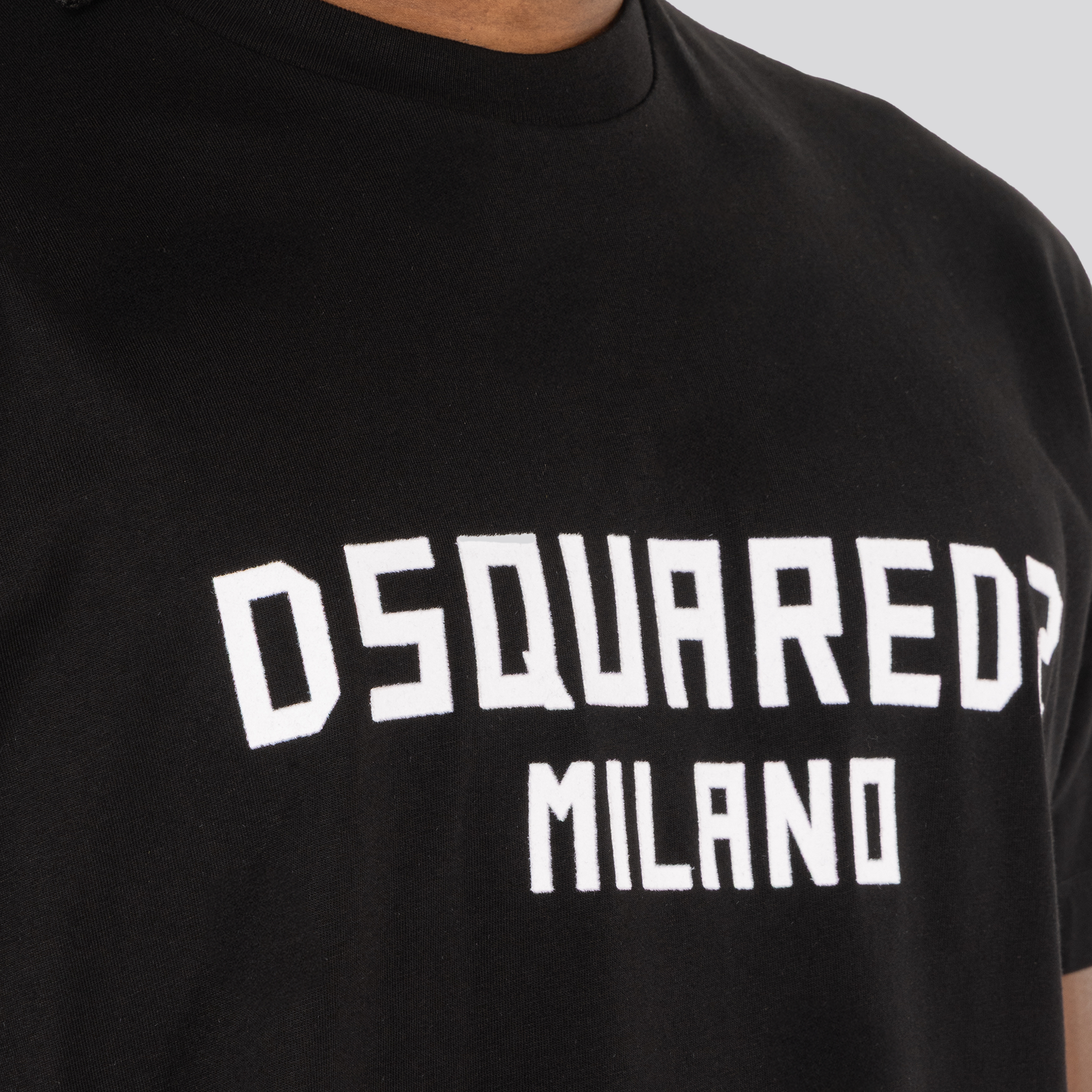 Camiseta Negra Dsquared2 Milano Logo