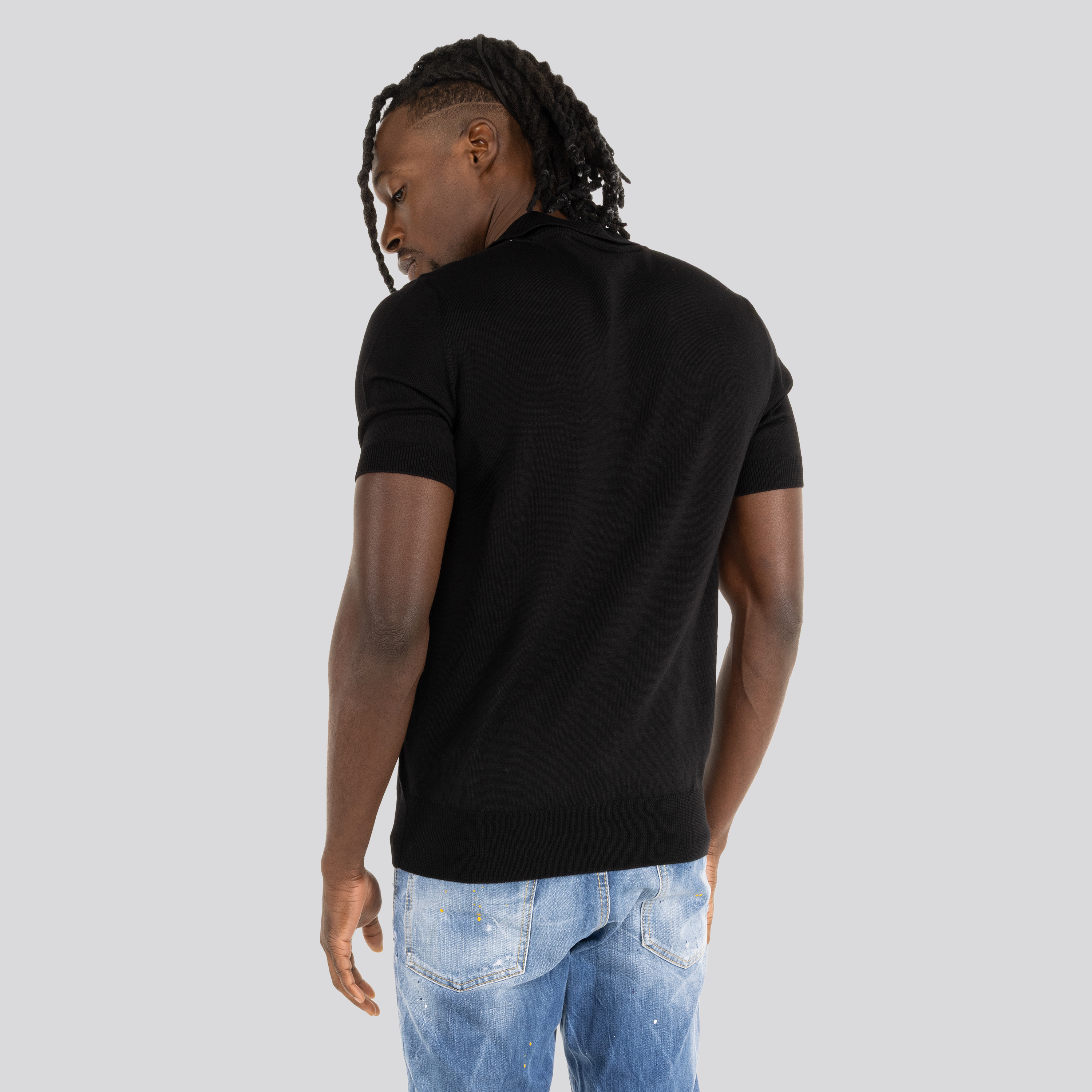 Camiseta Negra Dsquared2 Black & White