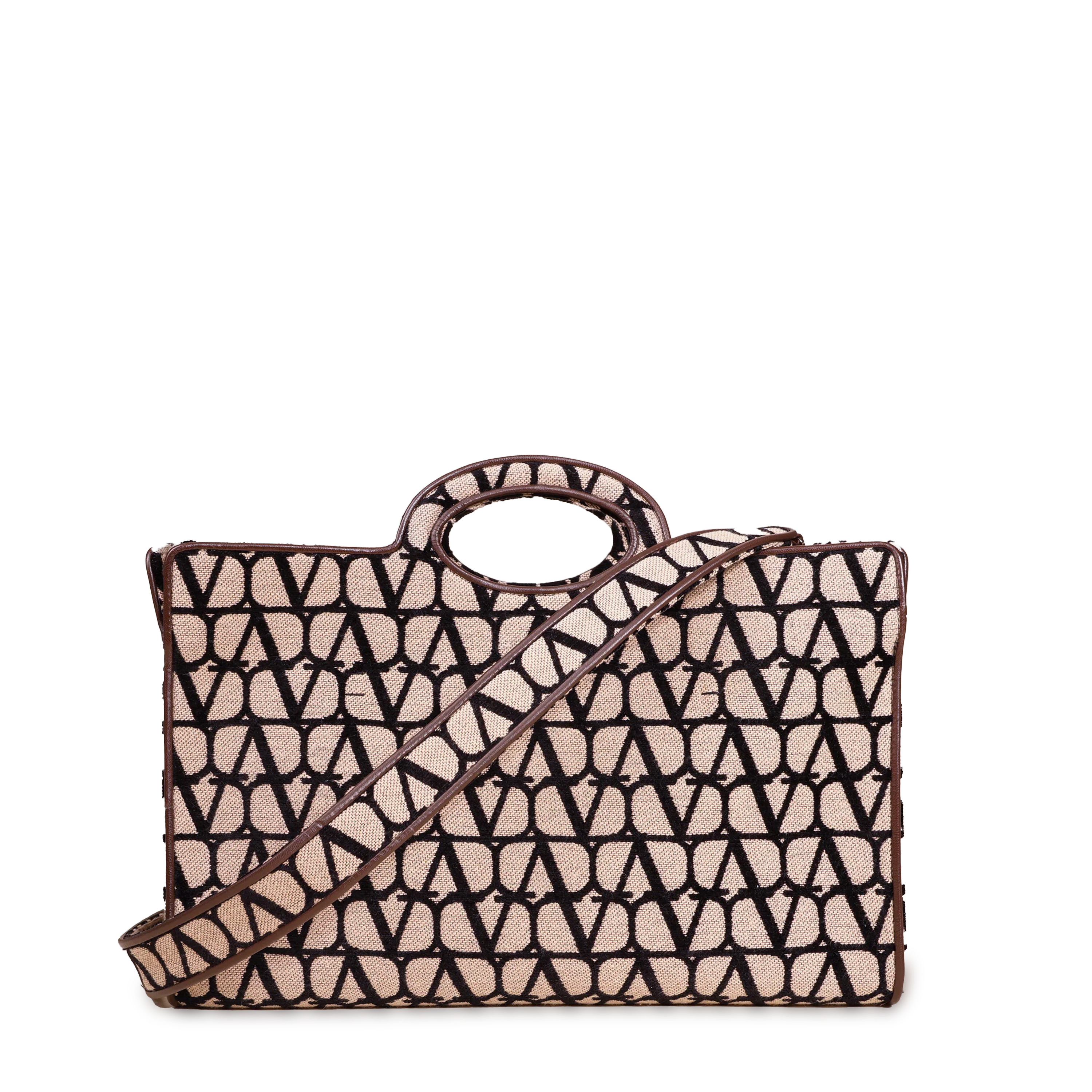 Bag Tote Beige Negro Valentino Iconographe