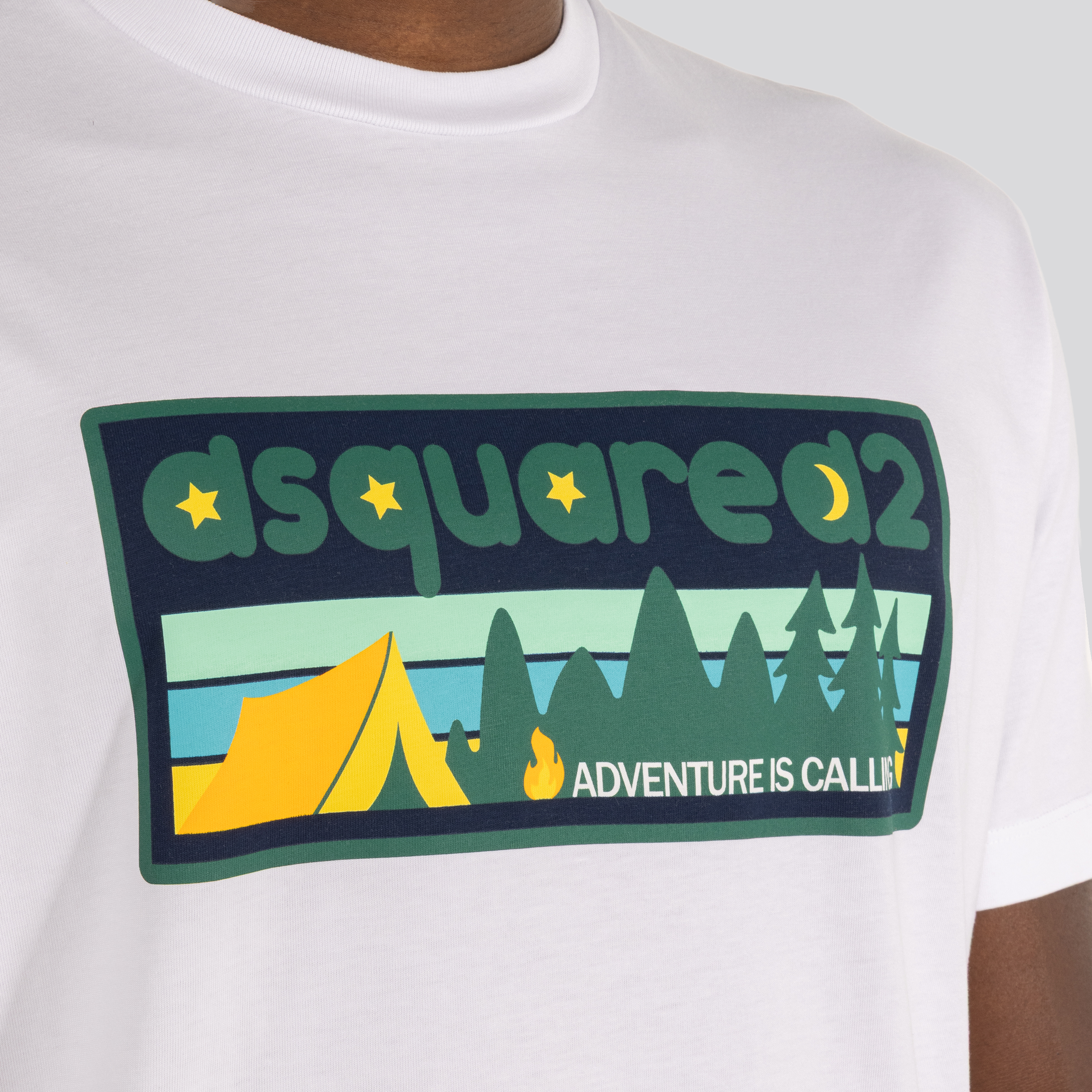 Camiseta Blanca Dsquared2 Adventures