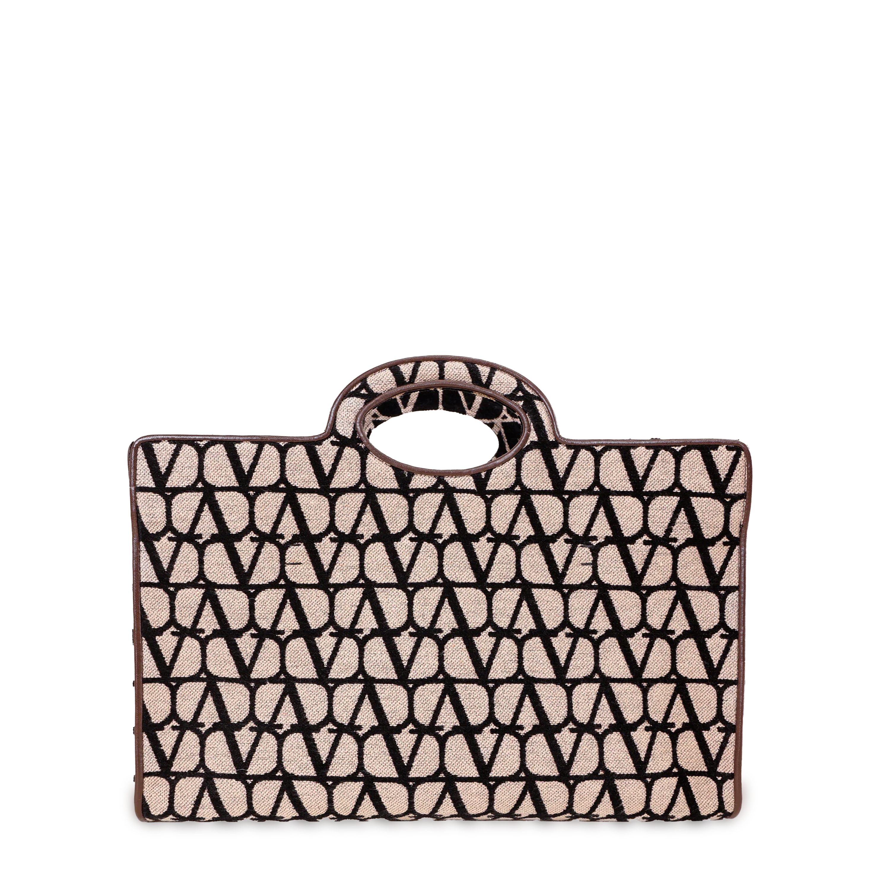 Bag Tote Beige Negro Valentino Iconographe