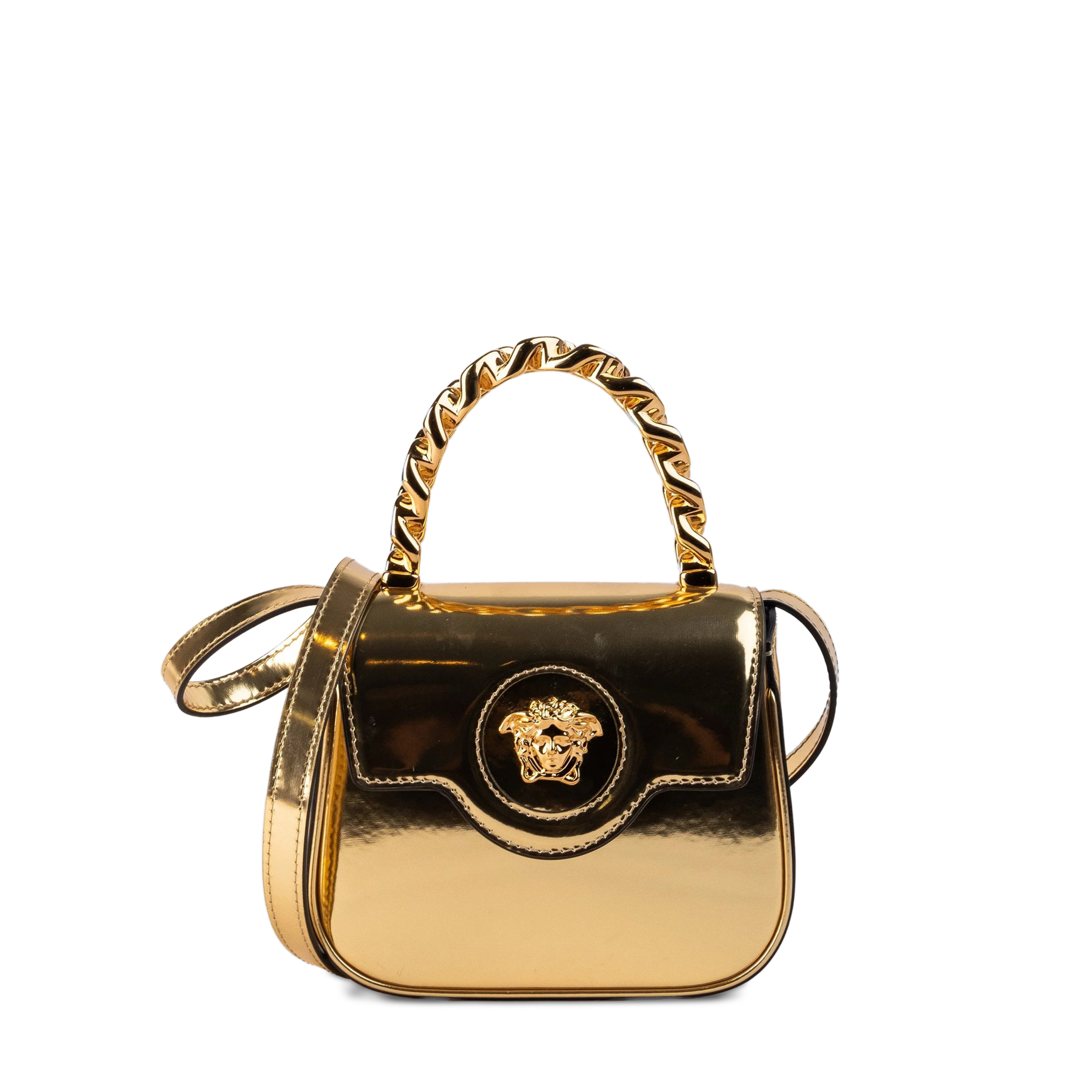 Cartera Dorada Versace Medusa