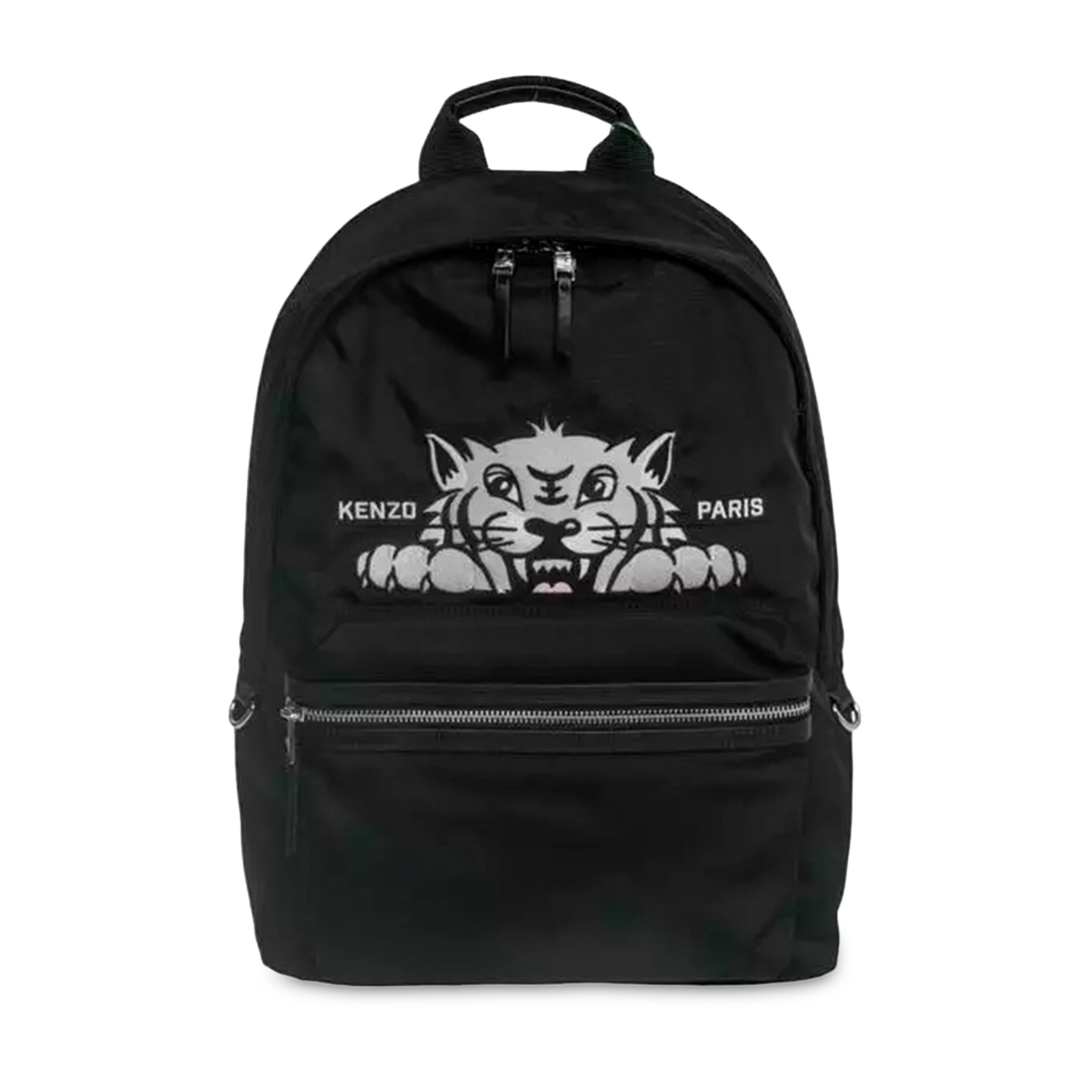 Mochila Negra Kenzo Tiger Varsity'