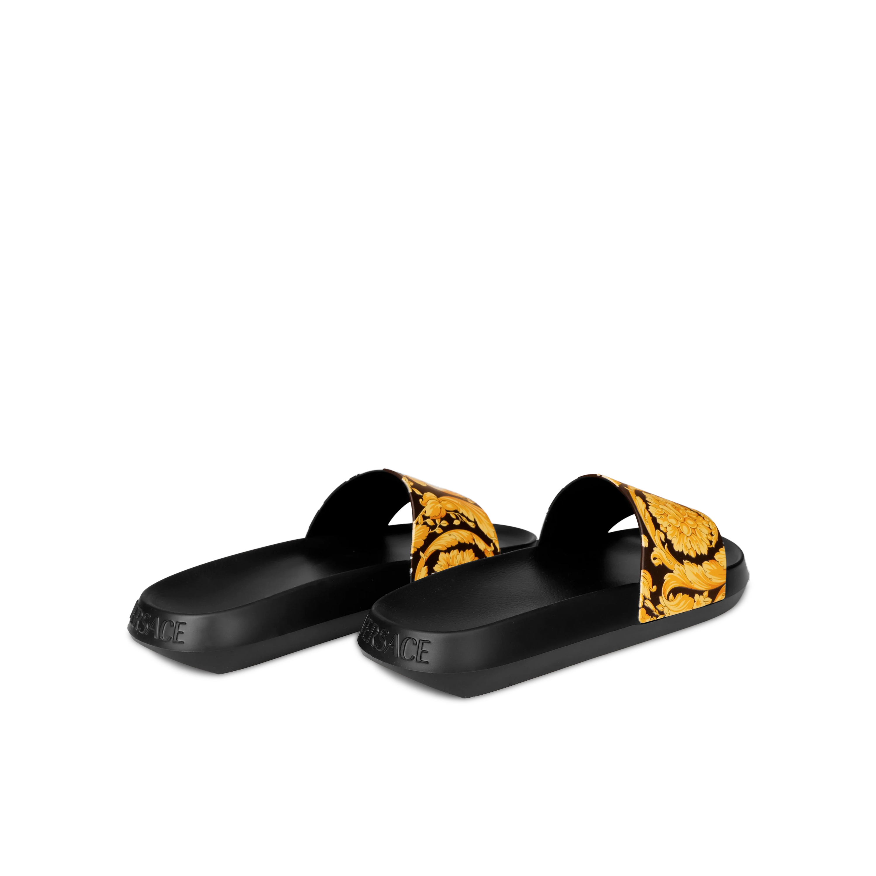 Sandalias Negras Versace Baroque