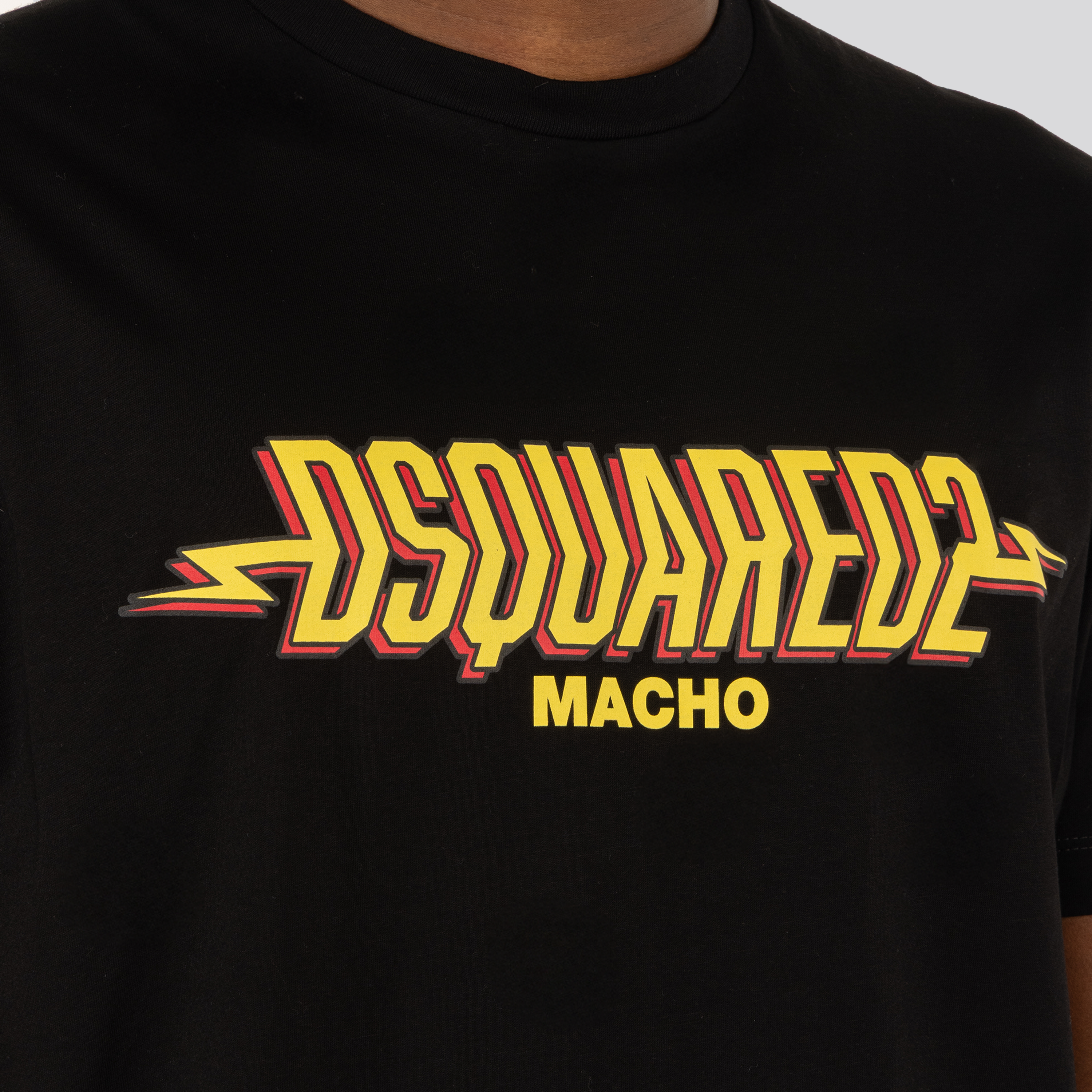 Camiseta Negra Dsquared2 Macho
