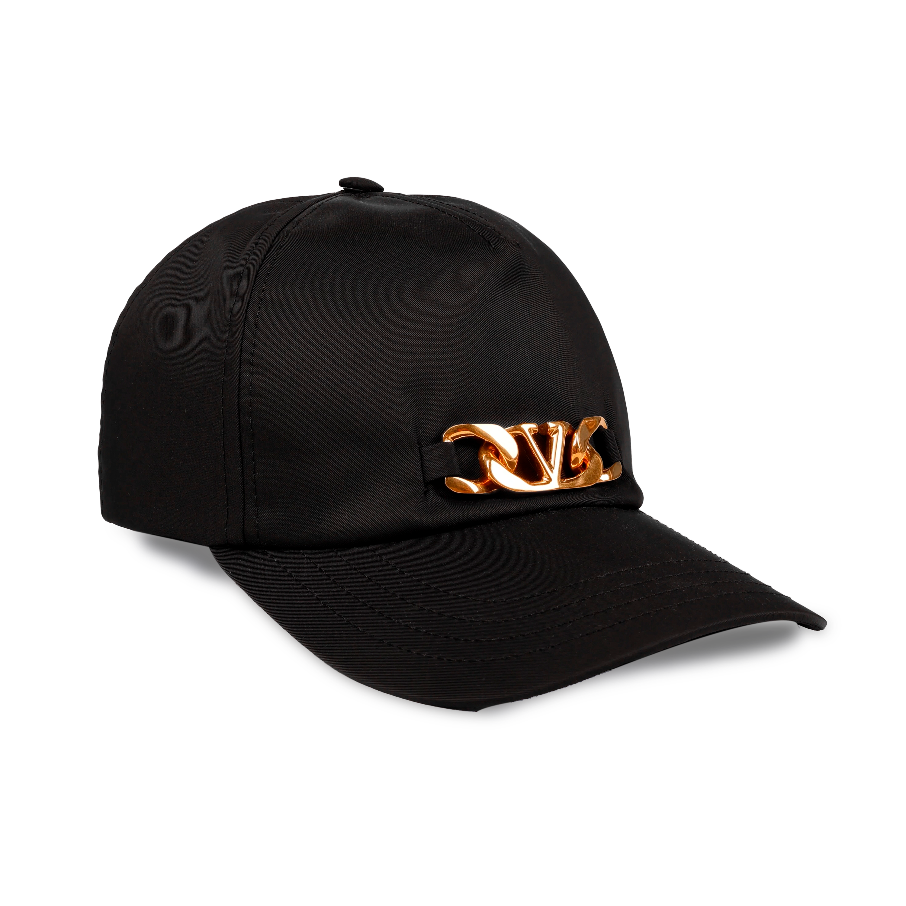 Gorra Negra Valentino Vlogo
