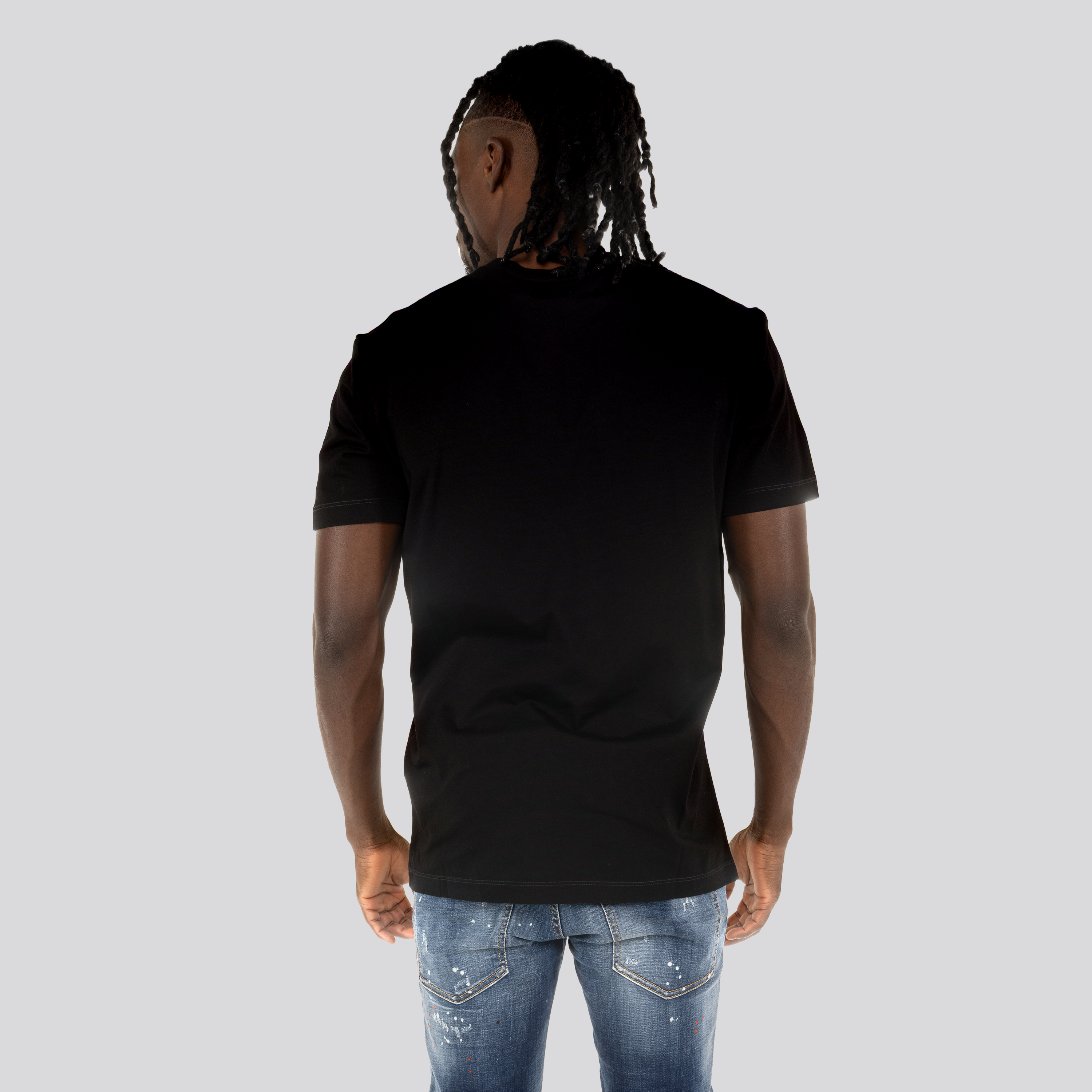 Camiseta Negra Dsquared2 Macho