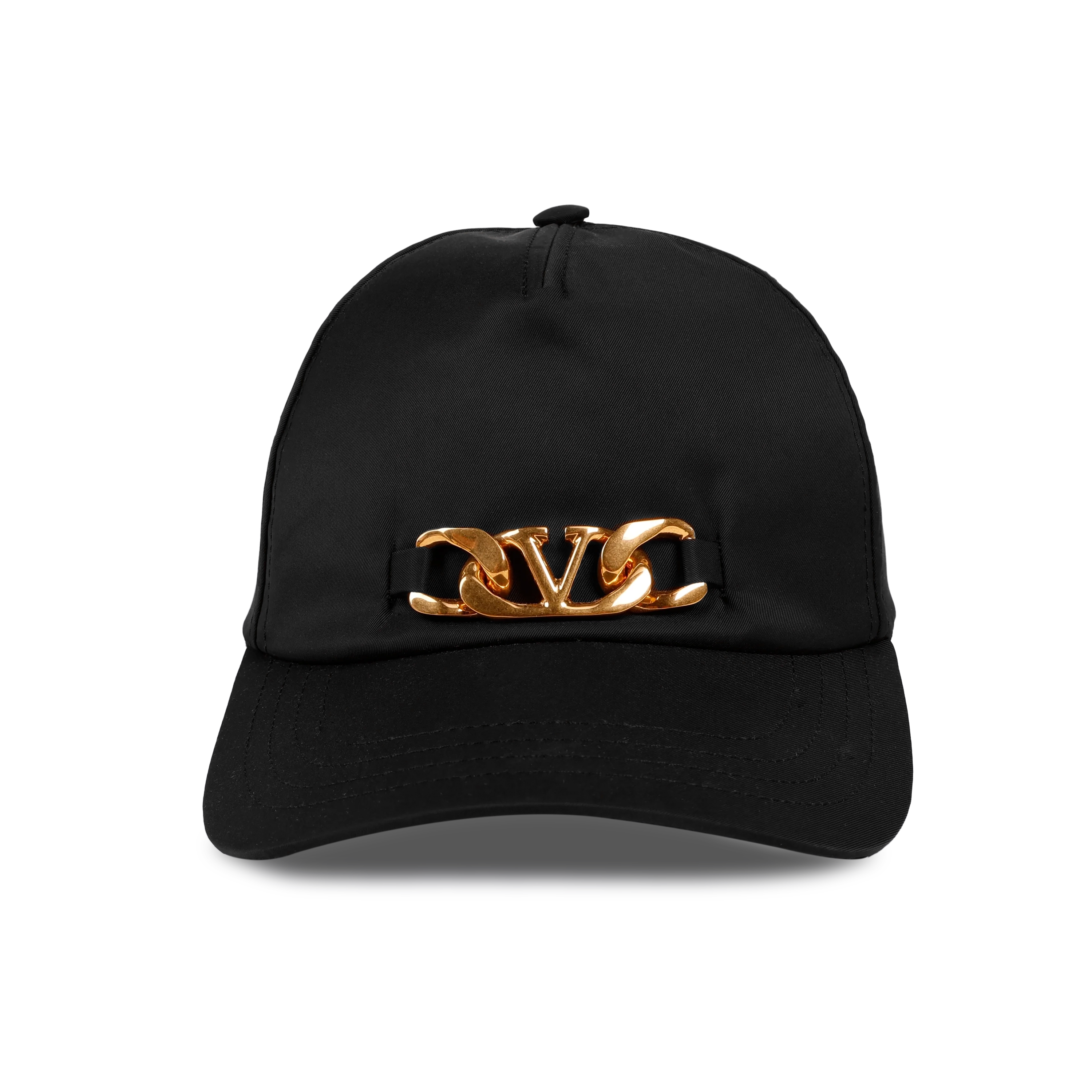 Gorra Negra Valentino Vlogo
