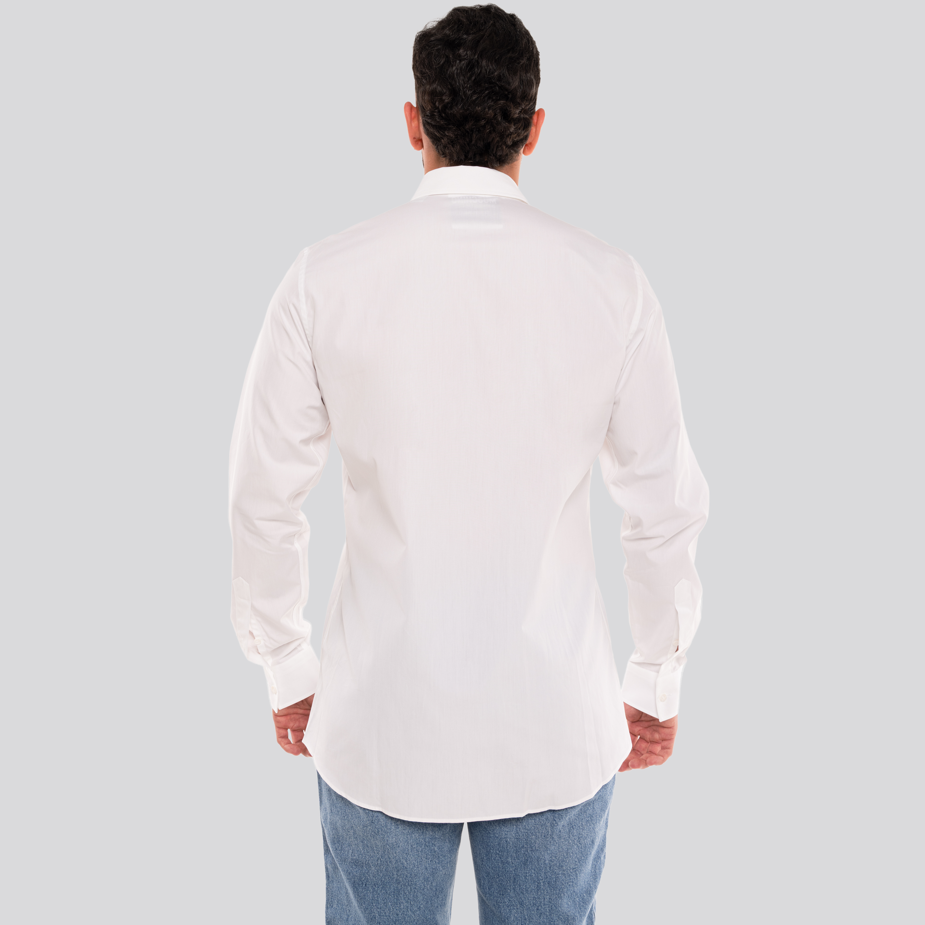 Camisa Blanca Moschino Logo