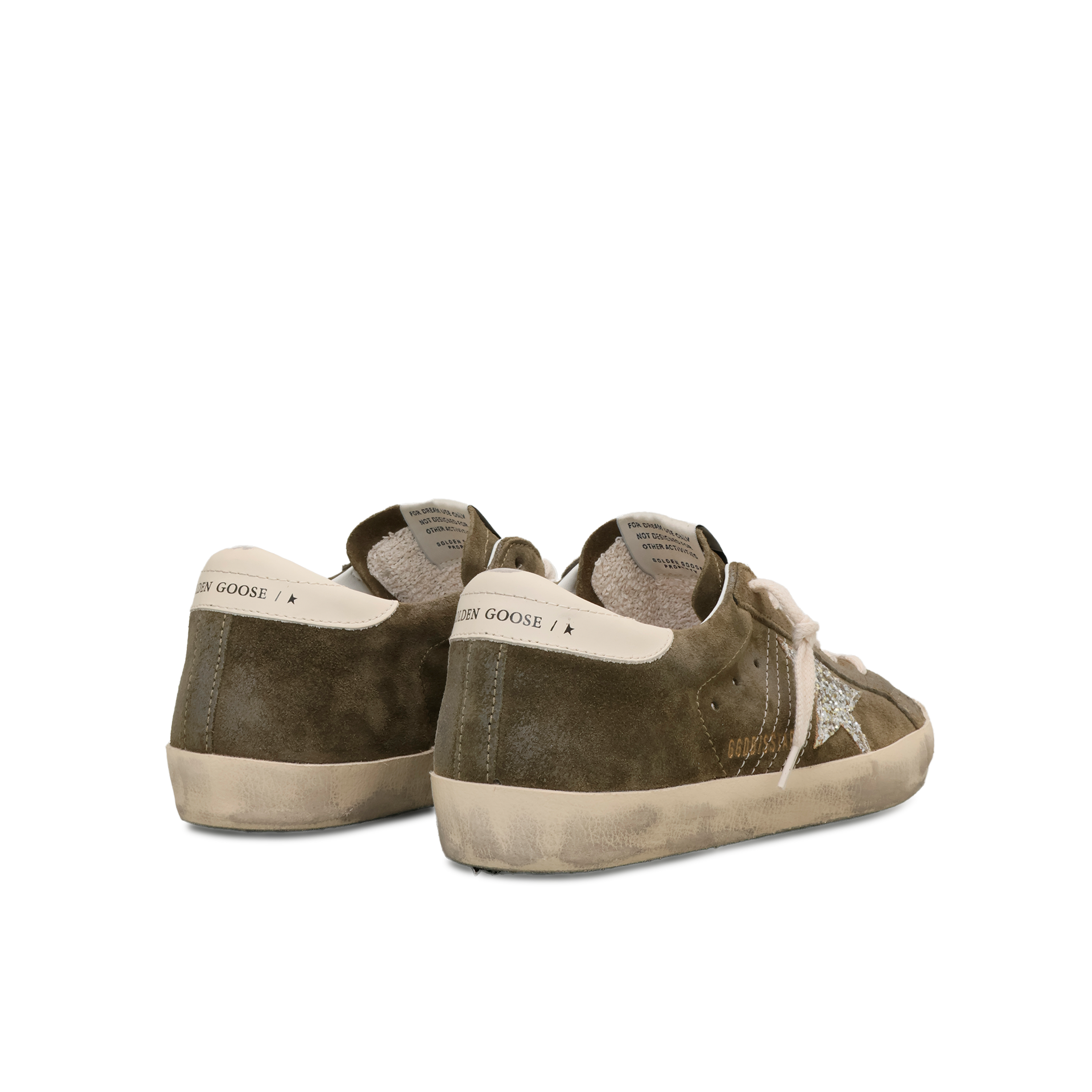 Sneakers Verdes Golden Goose Glitter Star